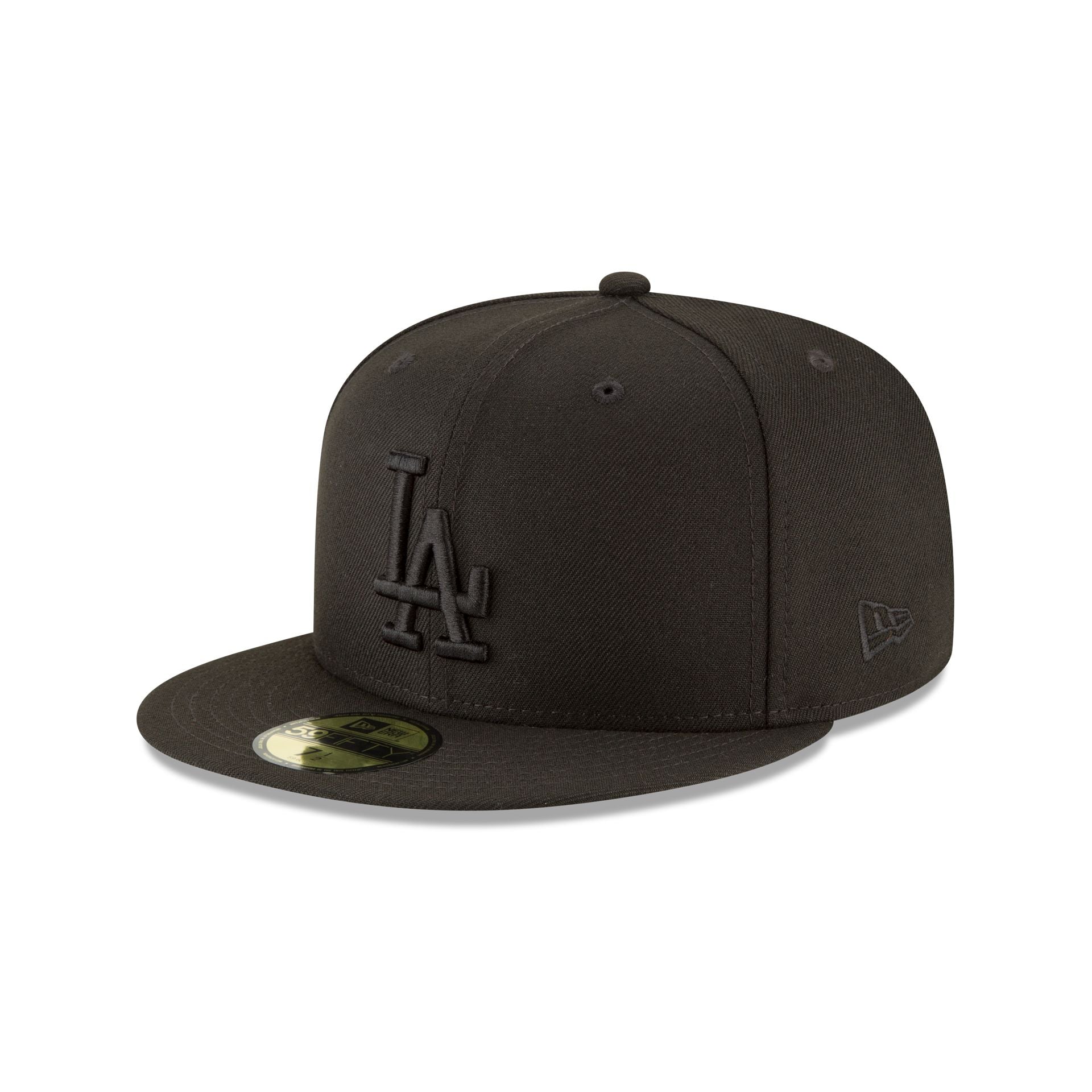 Los Angeles Dodgers World Series Champions Black on Black 59FIFTY Fitted Hat
