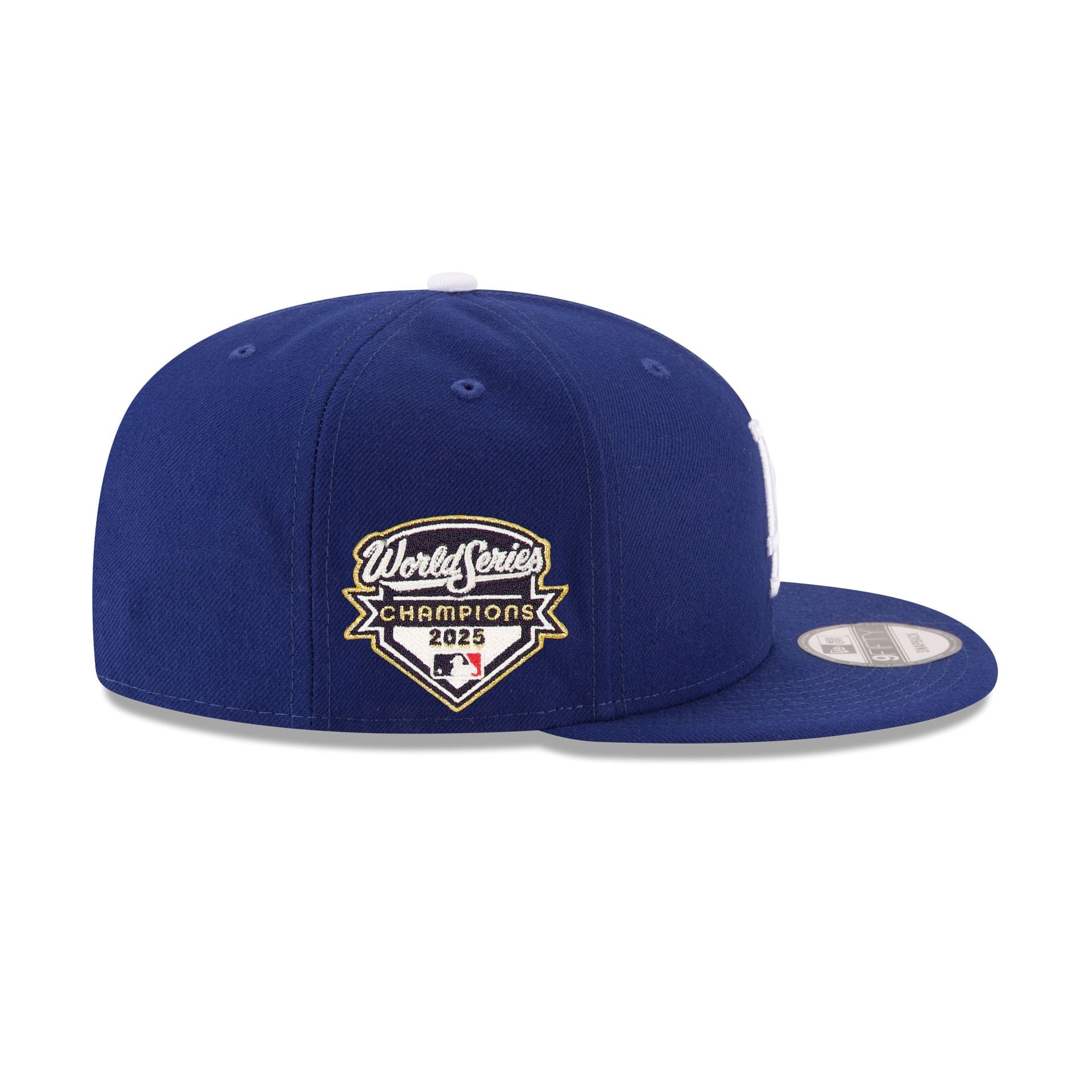 Los Angeles Dodgers 2025 World Series Champions Side Patch 9FIFTY Snapback Hat