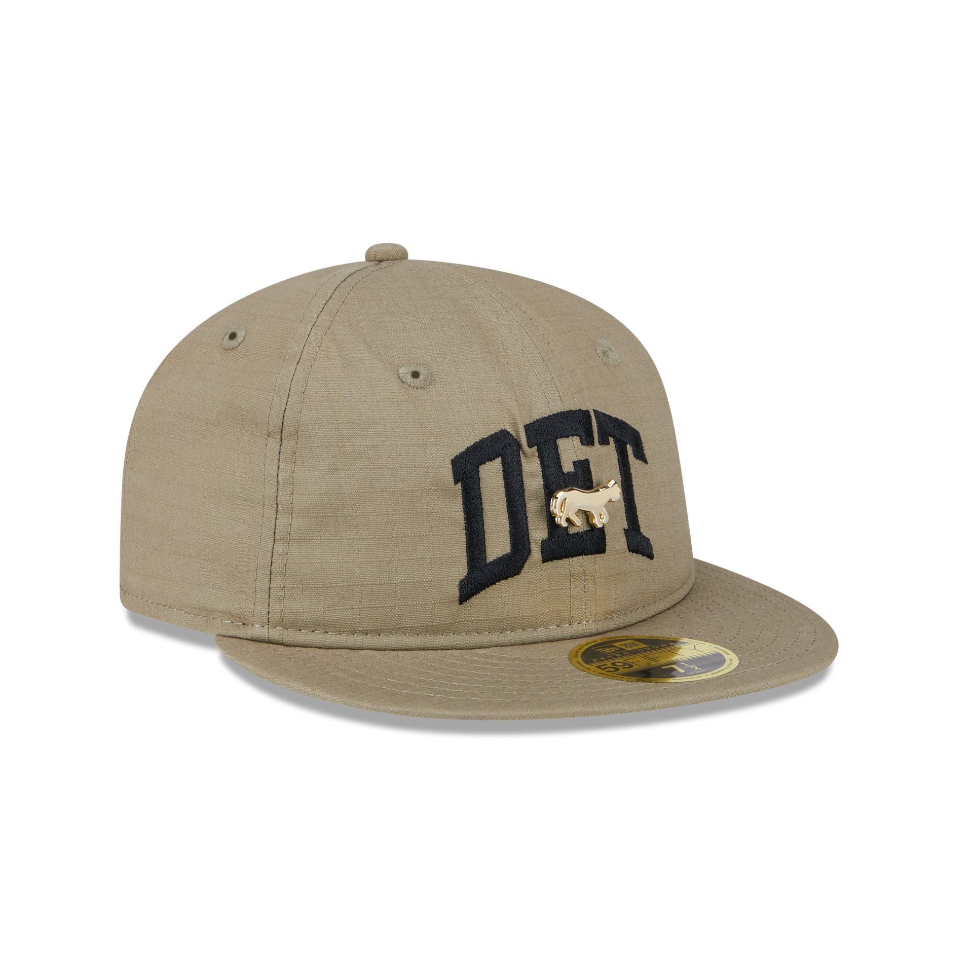 Detroit Tigers Logo Pin Retro Crown 59FIFTY Fitted Hat