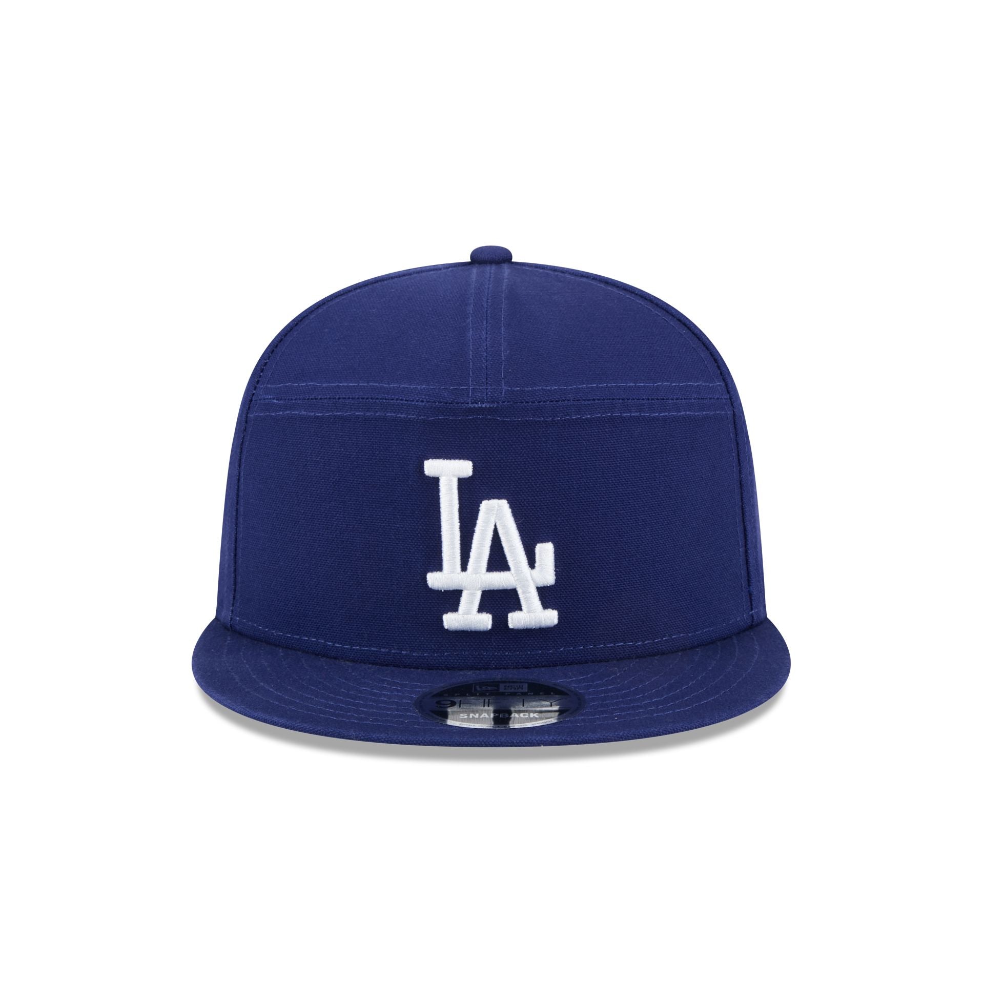 Los Angeles Dodgers Cotton Canvas Split Panel 9FIFTY Trucker Hat