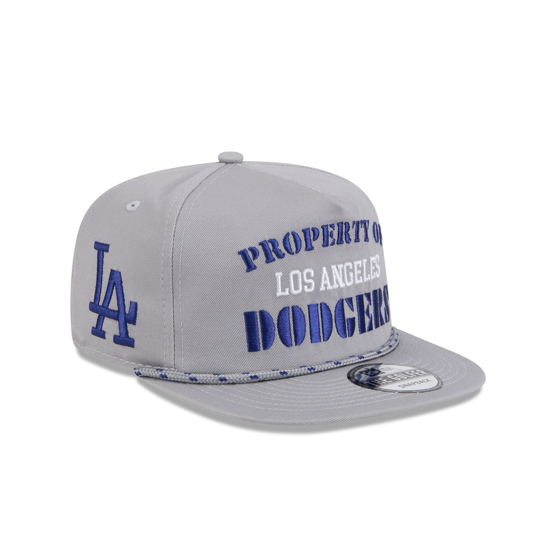 Los Angeles Dodgers Vintage Gray Rope Golfer Hat