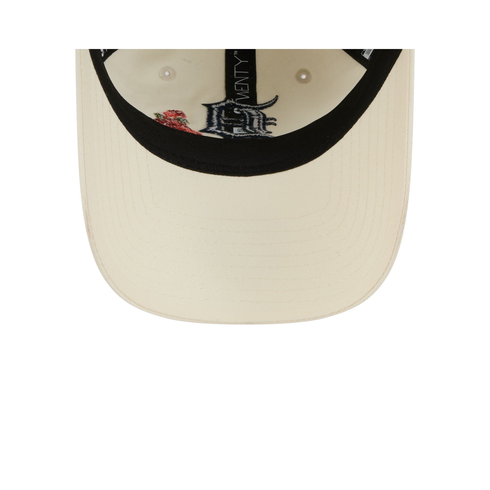 Detroit Tigers Women's Floral Stitch 9TWENTY Adjustable Hat