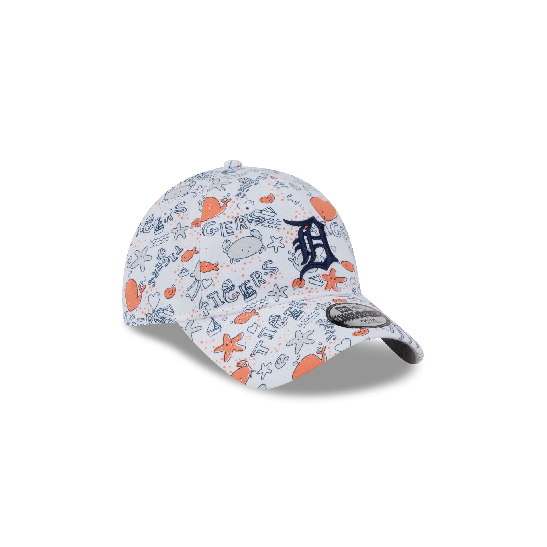 Detroit Tigers Kids Ocean 9TWENTY Adjustable Hat