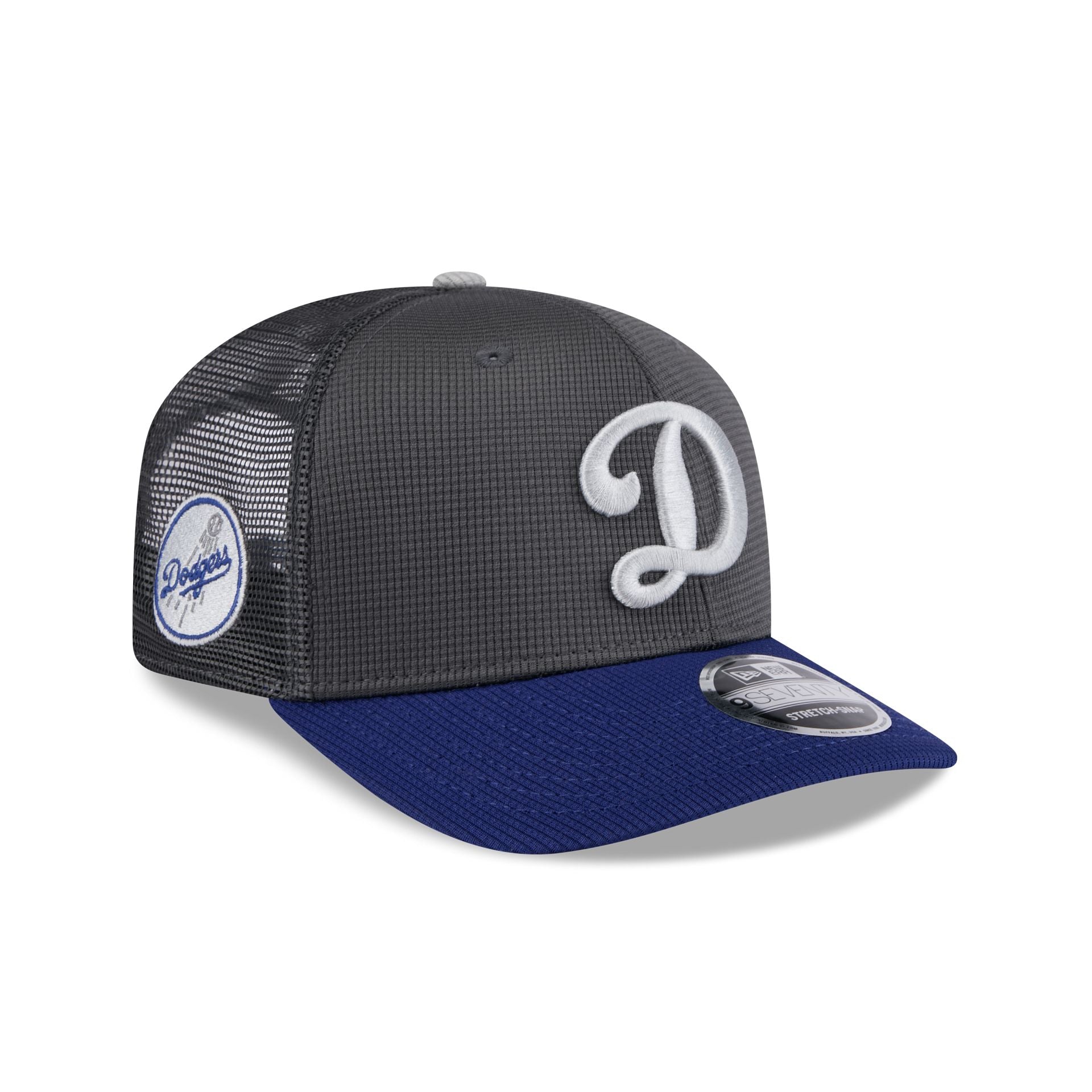 Los Angeles Dodgers 2025 Batting Practice Gray 9SEVENTY Trucker Hat