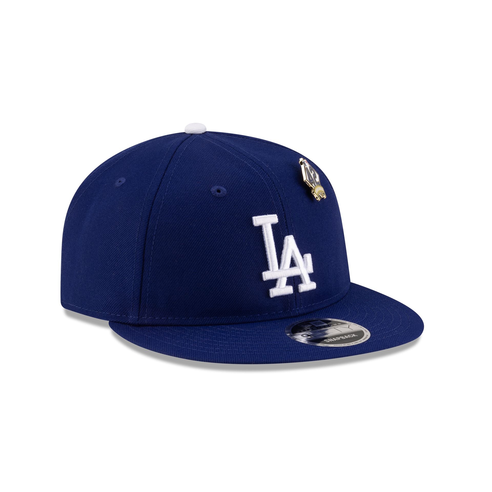 Los Angeles Dodgers Jackie Robinson Day 2025 Retro Crown 9FIFTY Snapback Hat