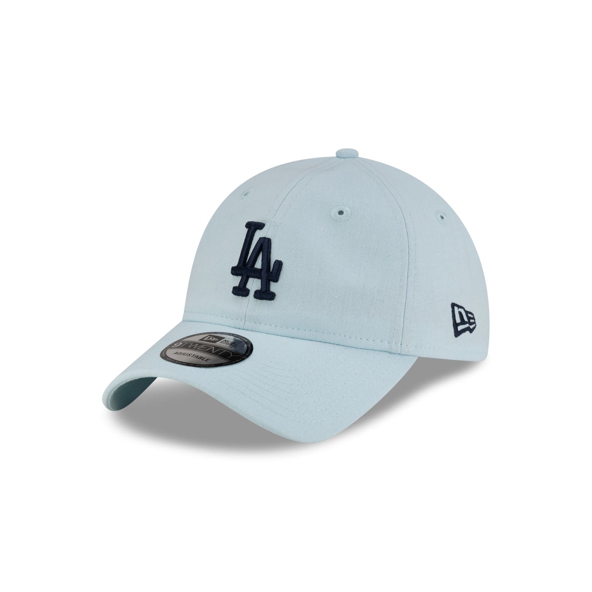 Los Angeles Dodgers Linen Pastel Blue 9TWENTY Adjustable Hat