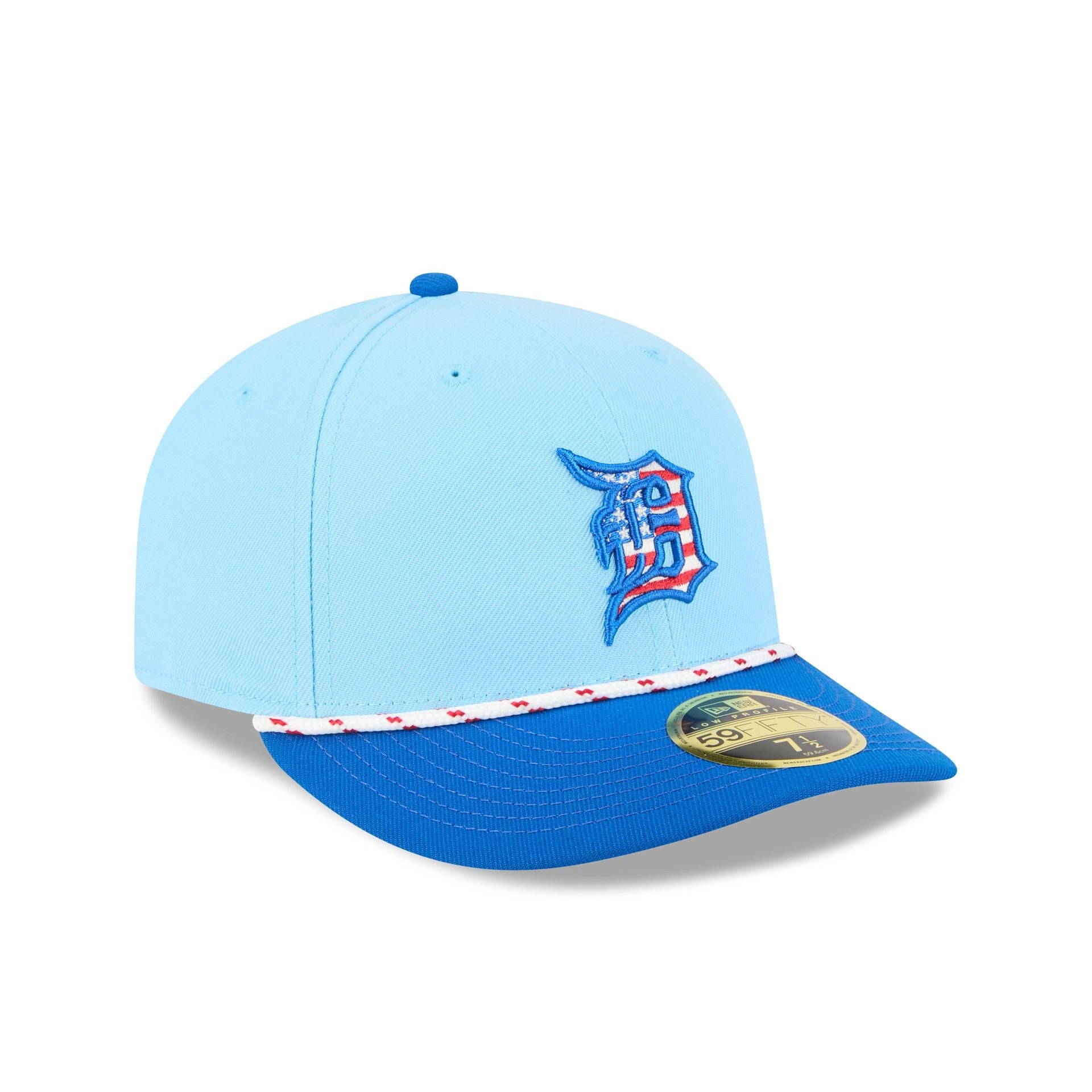 Detroit Tigers Independence Day 2025 Low Profile 59FIFTY Fitted Hat