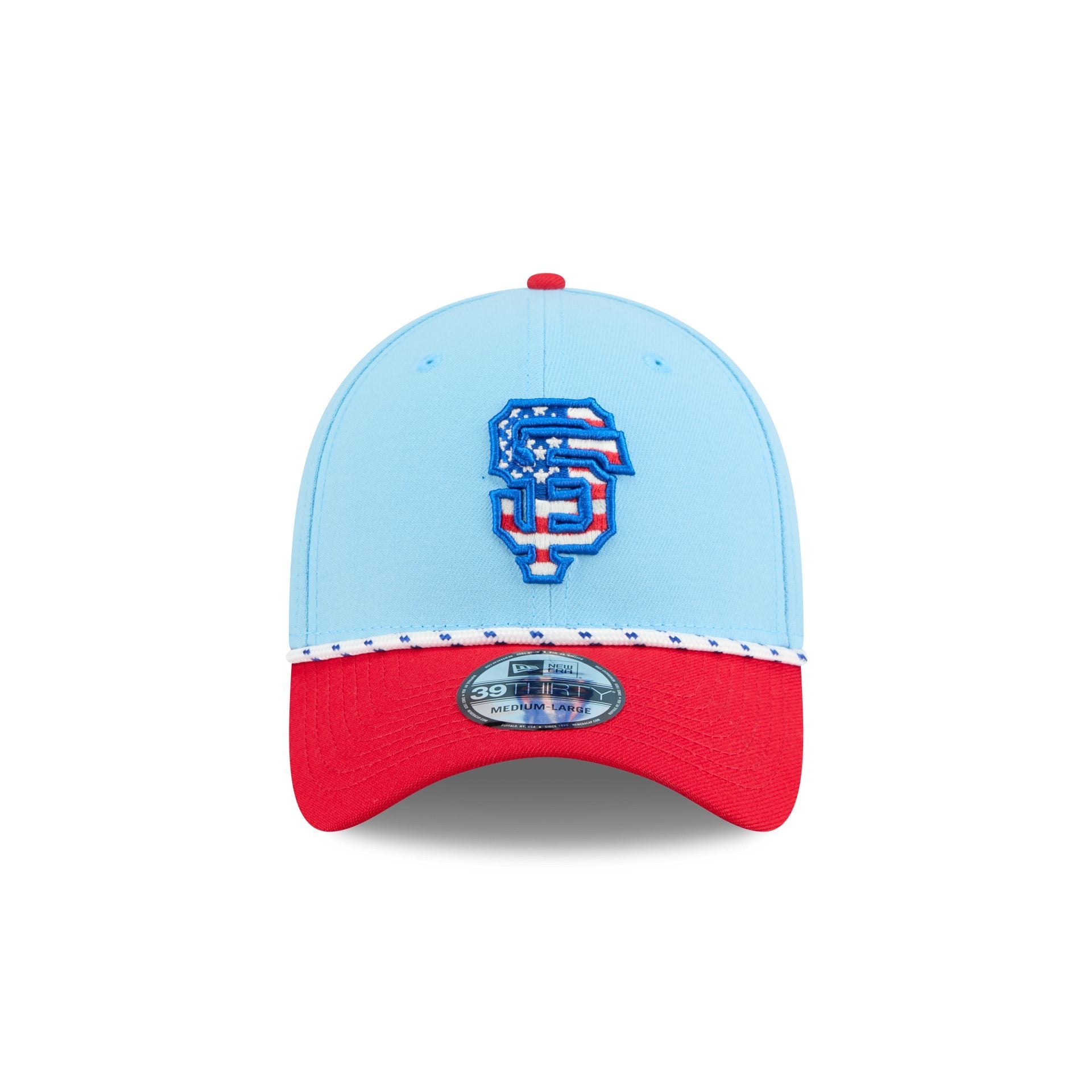 San Francisco Giants Independence Day 2025 39THIRTY Stretch Fit Hat