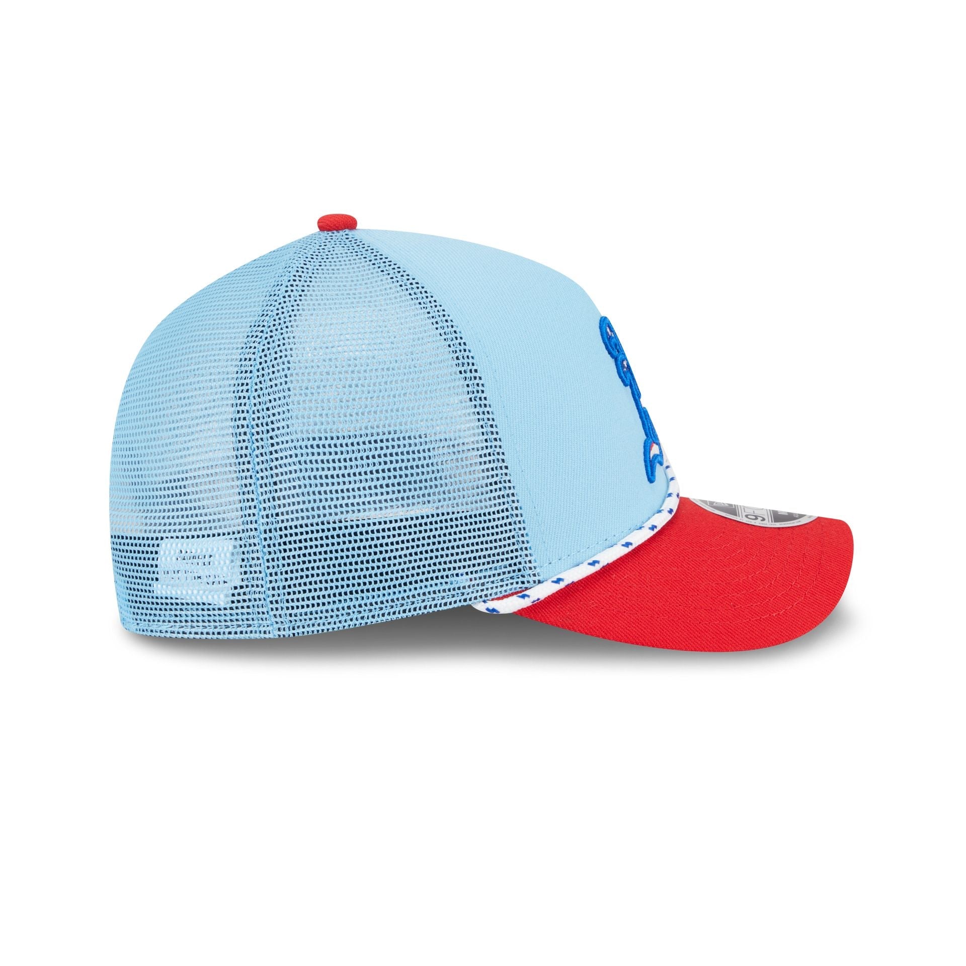 Athletics Independence Day 2025 9FORTY M-Crown A-Frame Trucker Hat
