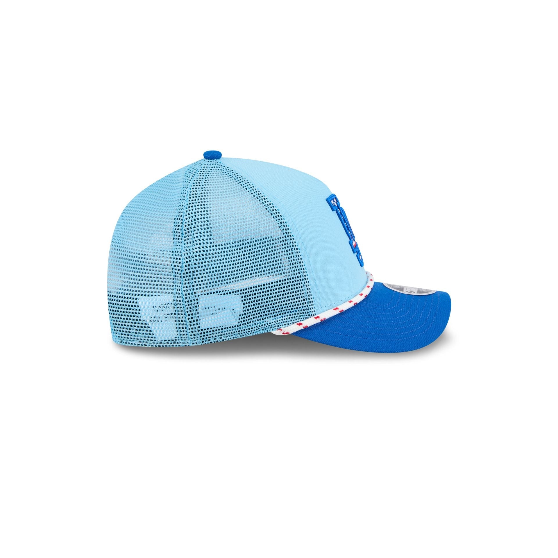 Los Angeles Dodgers Independence Day 2025 Kids 9FORTY M-Crown A-Frame Trucker Hat