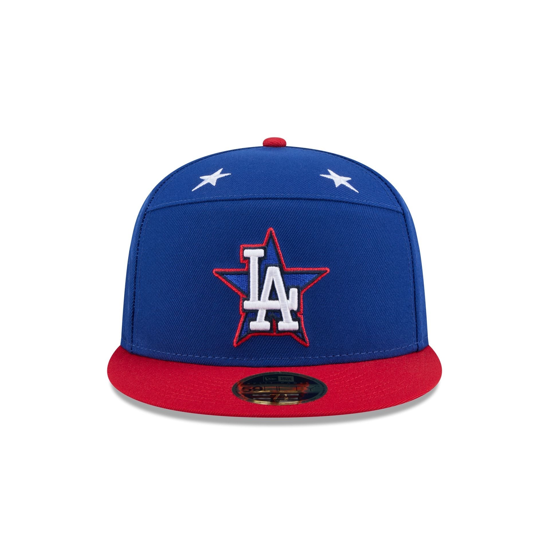 Los Angeles Dodgers 2025 All-Star Game Workout Split Panel 59FIFTY Fitted Hat
