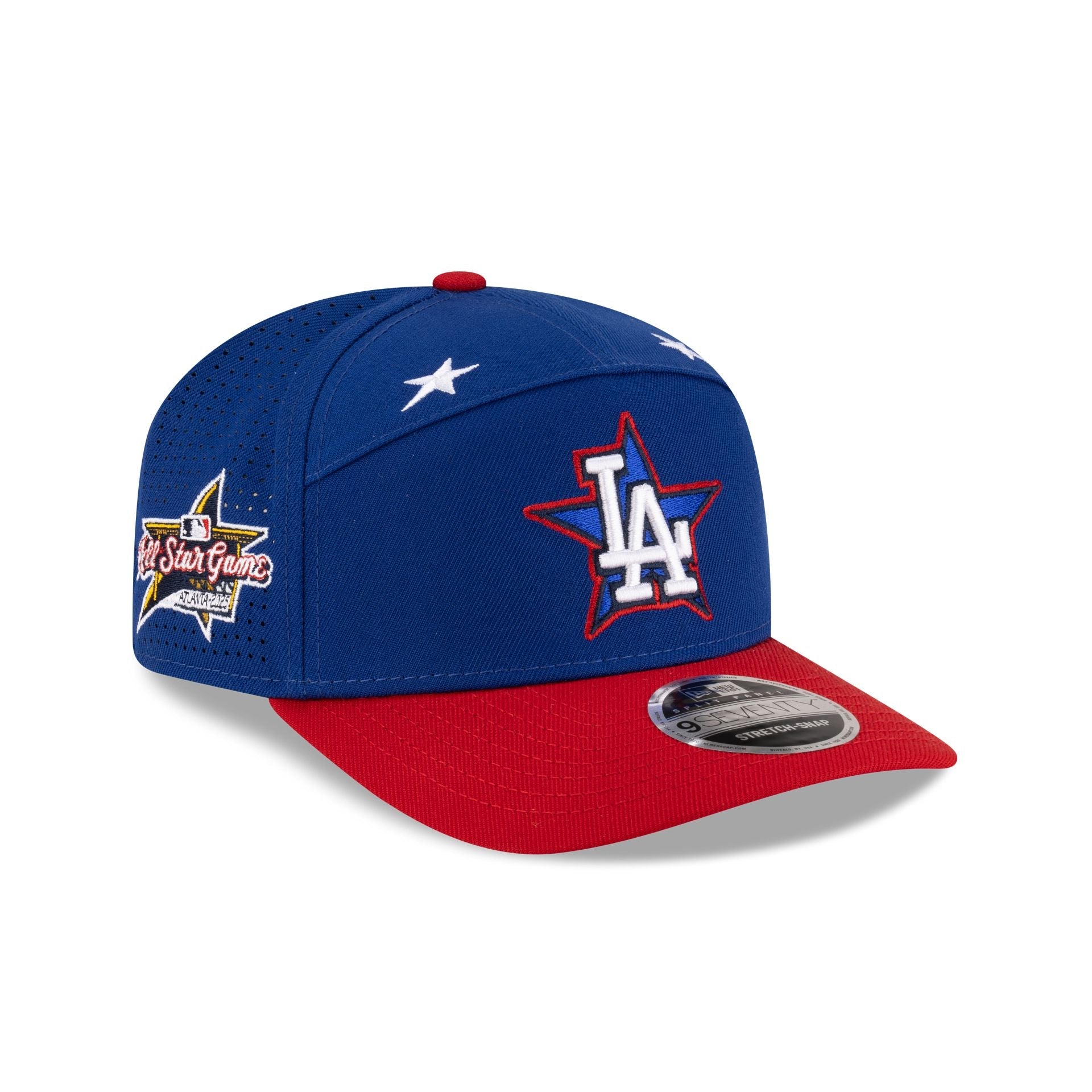 Los Angeles Dodgers 2025 All-Star Game Workout Split Panel 9SEVENTY Stretch-Snap Hat