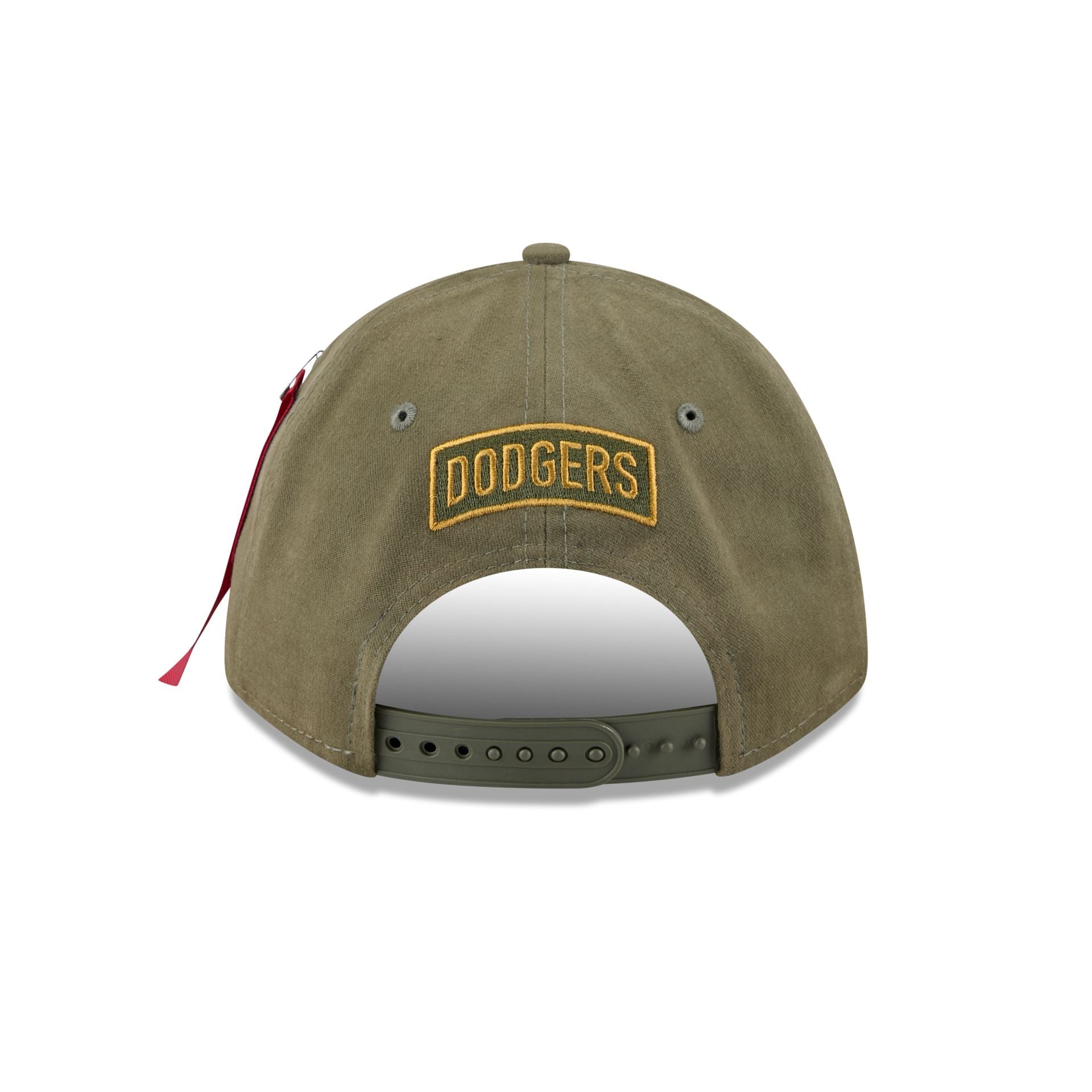 Alpha Industries x Los Angeles Dodgers Olive Green 9FORTY M-Crown A-Frame Snapback Hat