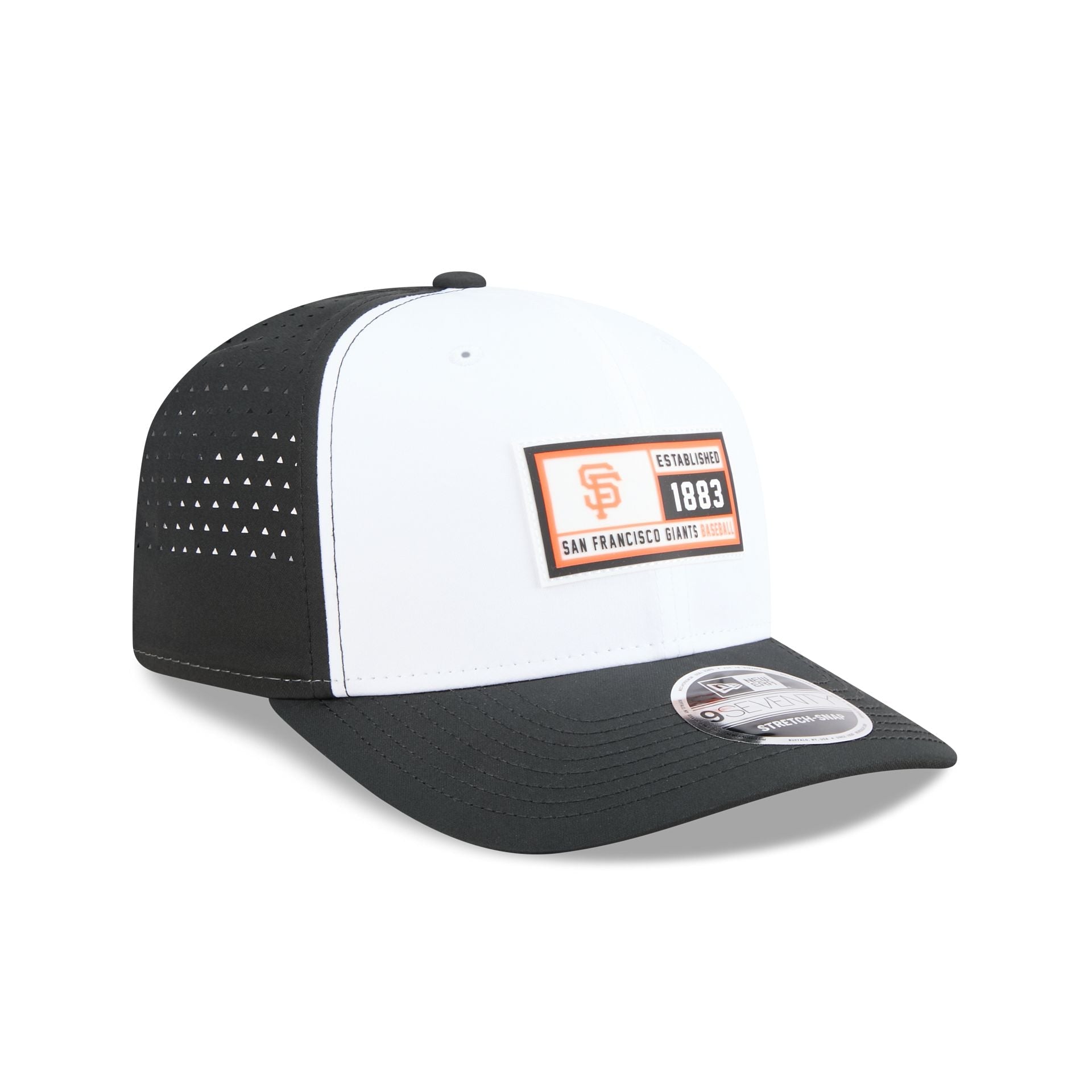 San Francisco Giants Est. Patch 9SEVENTY Stretch-Snap Hat