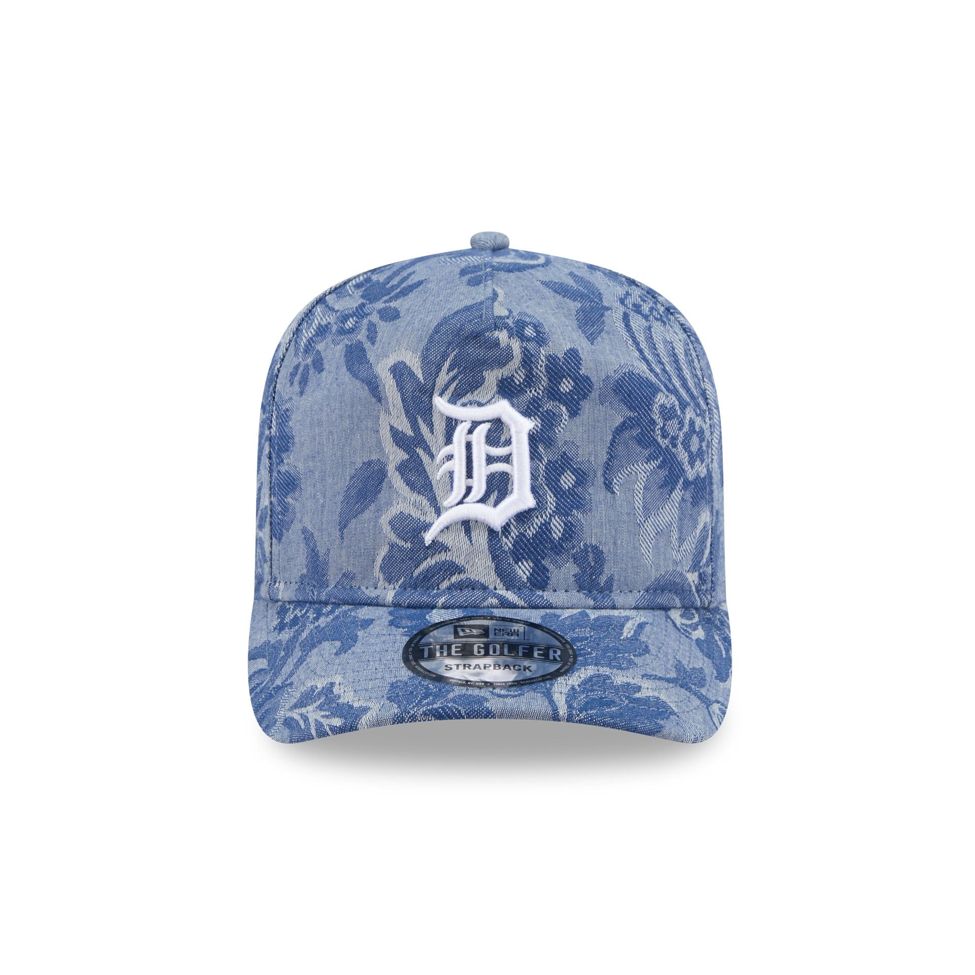 Detroit Tigers Denim Jacquard Golfer Hat