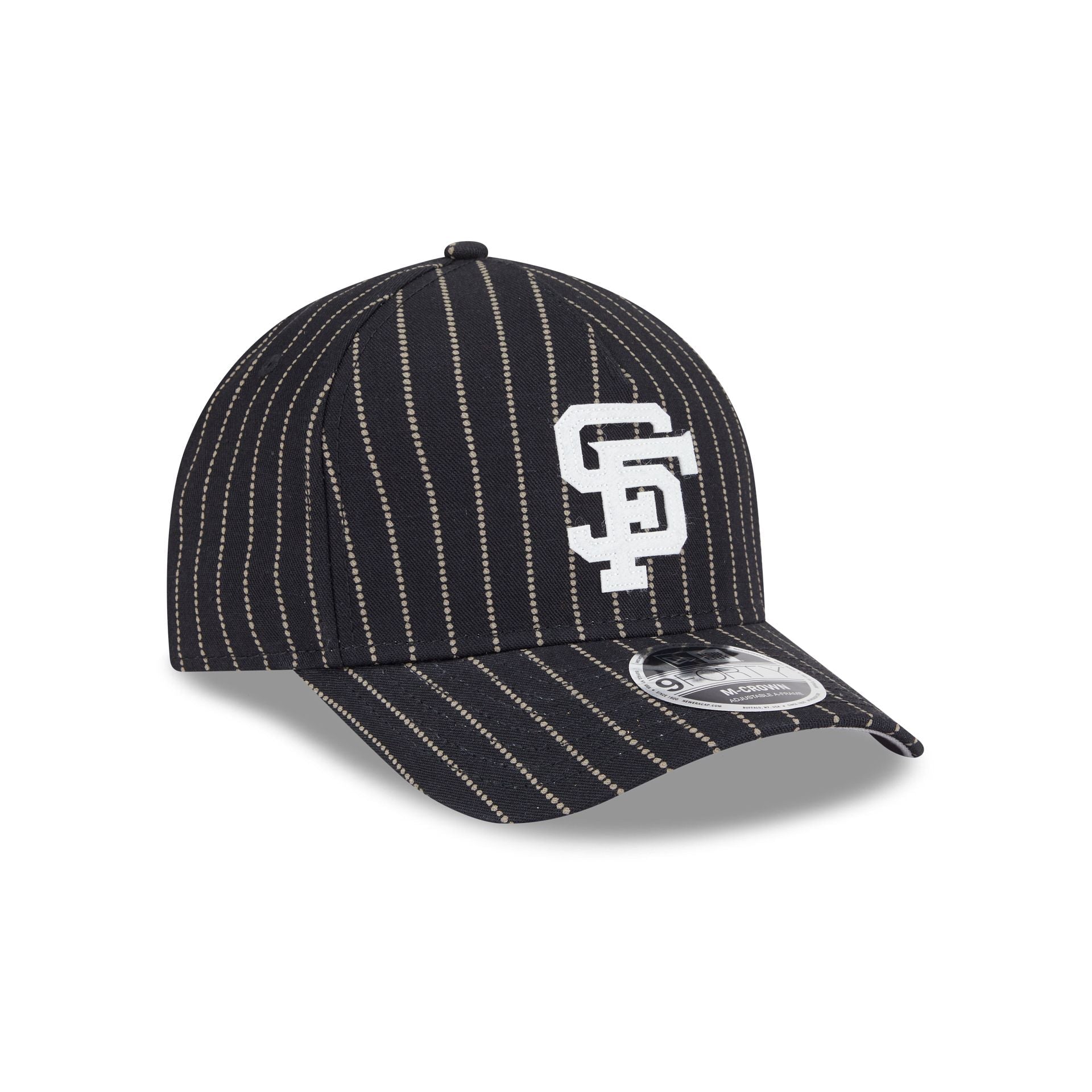 San Francisco Giants Dotted Pinstripe 9FORTY M-Crown A-Frame Adjustable Hat