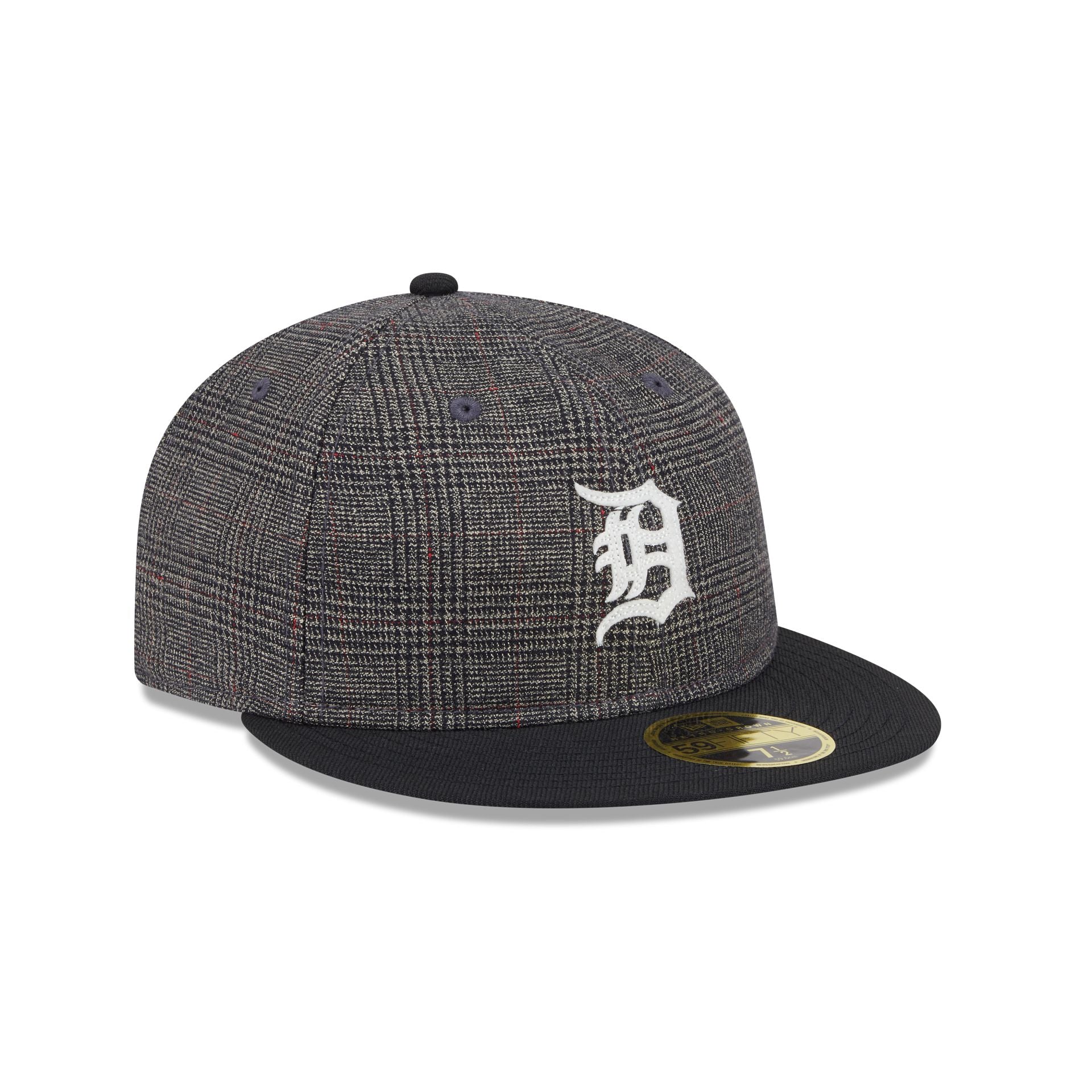 Detroit Tigers Plaid Retro Crown 59FIFTY Fitted Hat