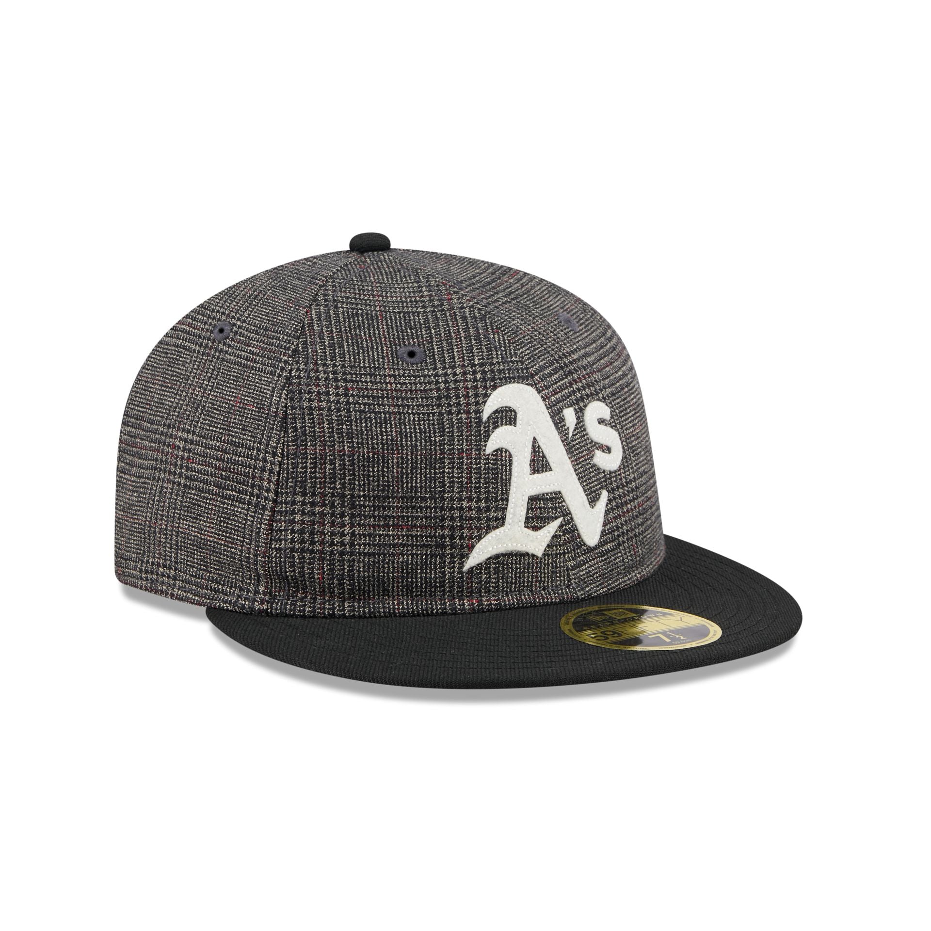Athletics Plaid Retro Crown 59FIFTY Fitted Hat