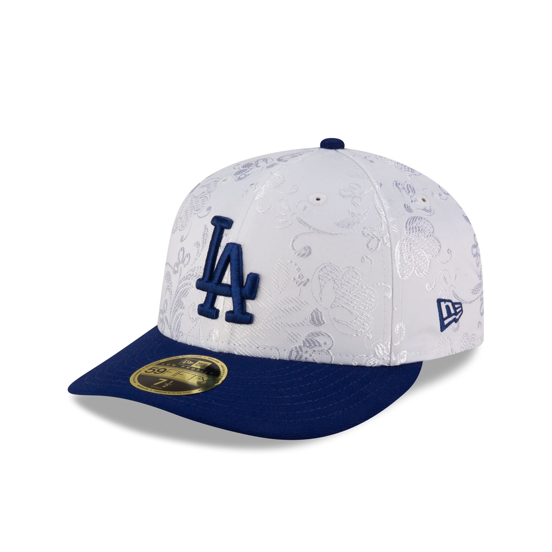 Los Angeles Dodgers Floral Shine Low Profile 59FIFTY Fitted Hat