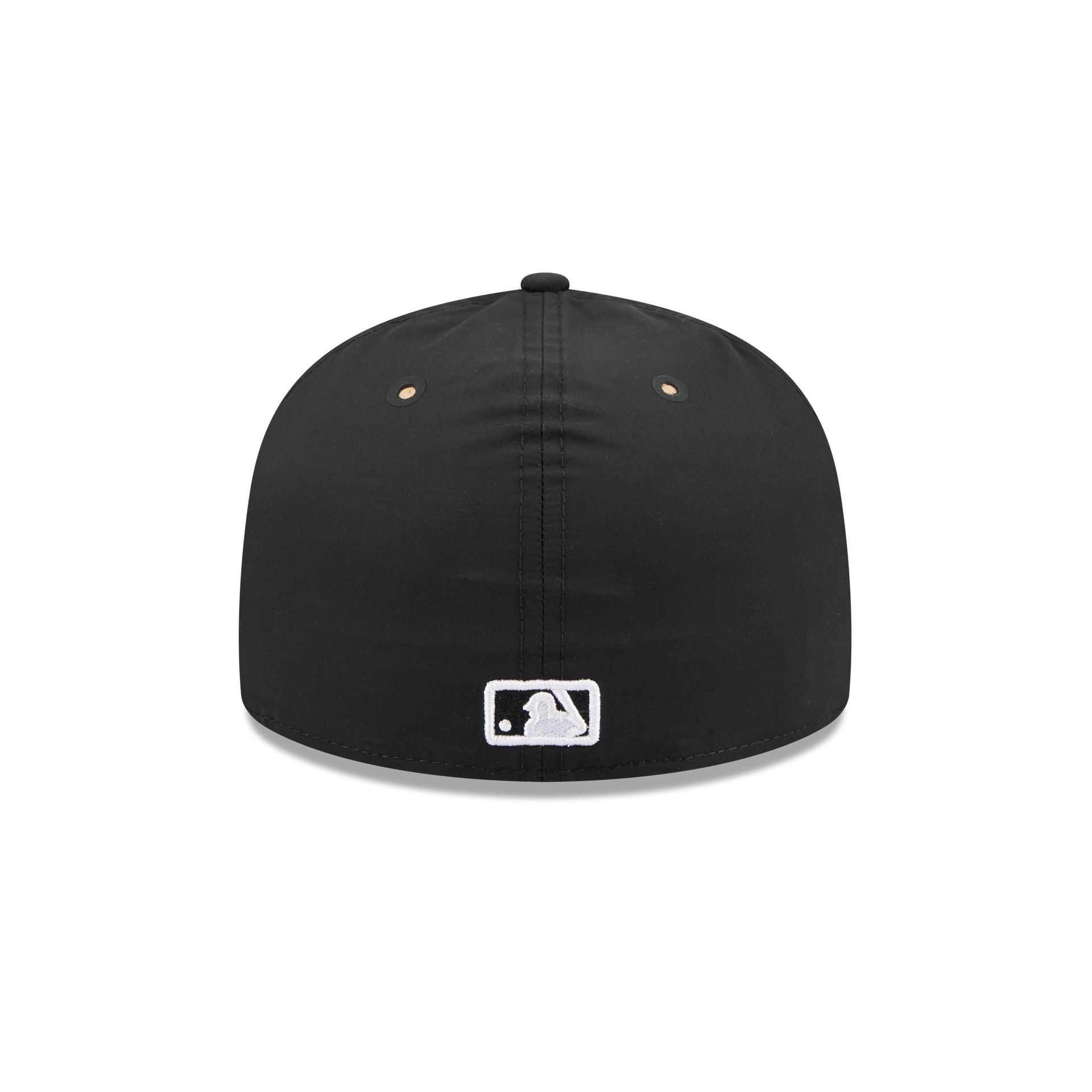 Los Angeles Dodgers Black Poly Rope Split Panel 59FIFTY Fitted Hat