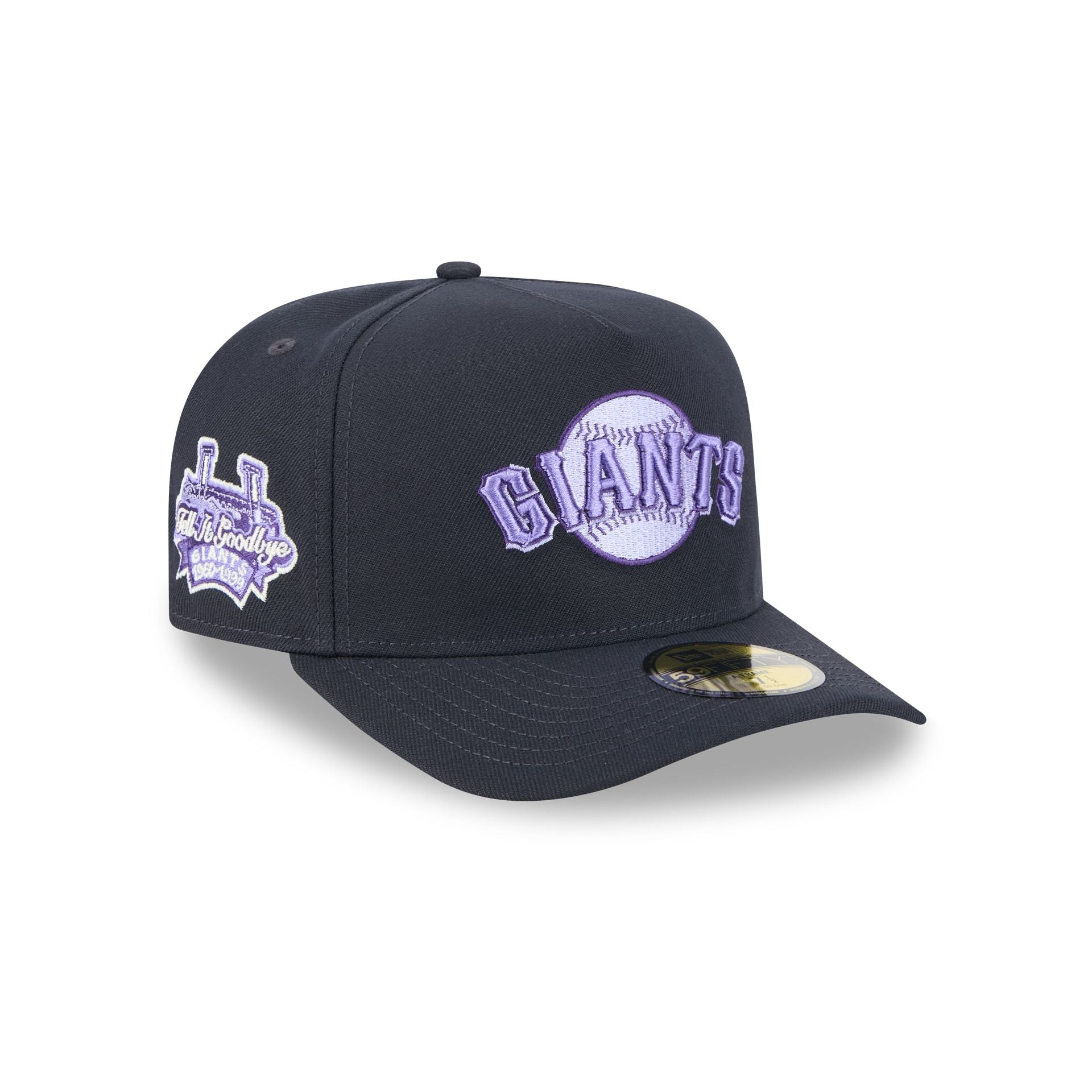 San Francisco Giants Navy Lavender 59FIFTY A-Frame Fitted Hat