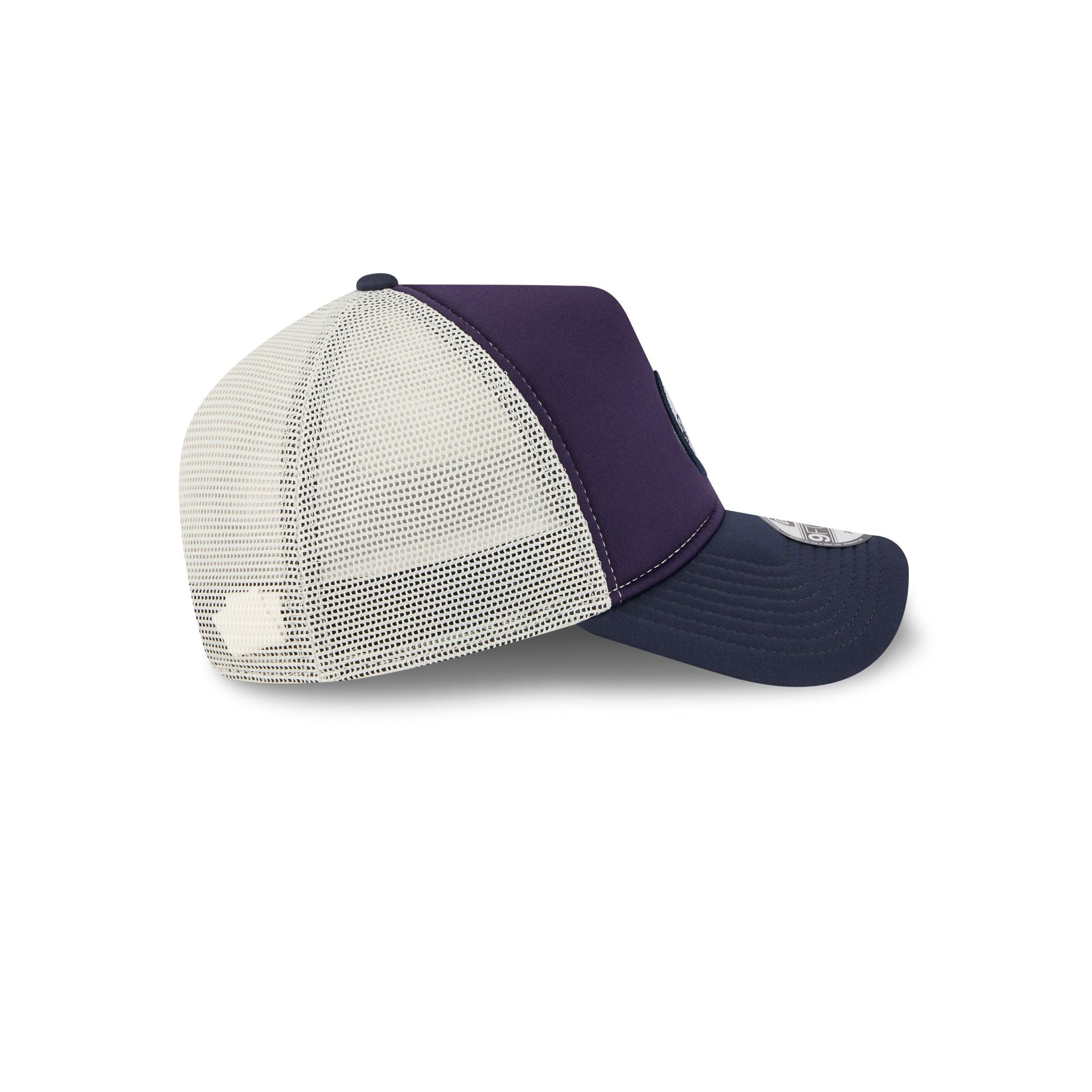 Los Angeles Dodgers Navy Purple 9FORTY A-Frame Trucker Hat