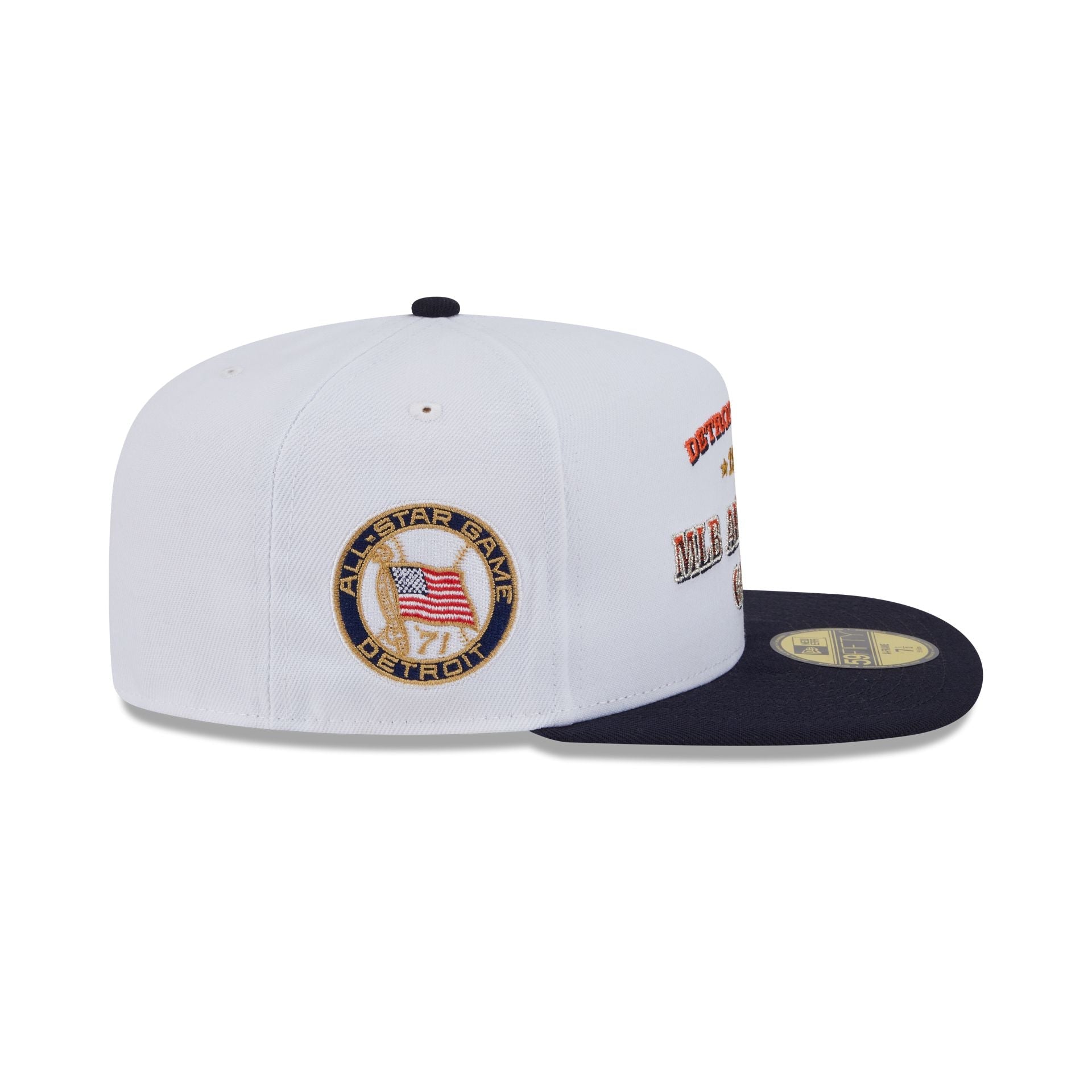 Detroit Tigers Summer Derby White 59FIFTY A-Frame Fitted Hat