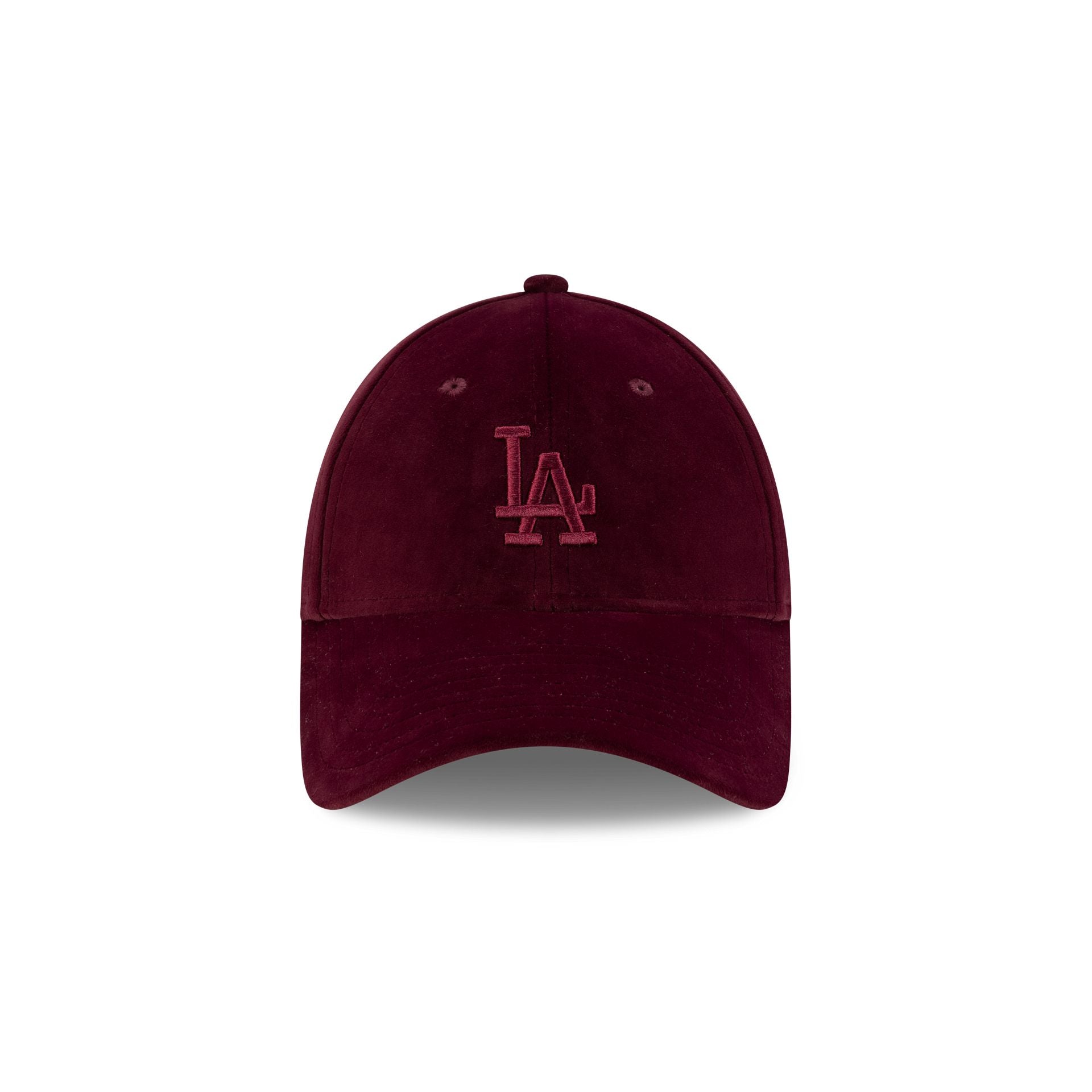 Los Angeles Dodgers Maroon Velour Women's 9FORTY Adjustable Hat