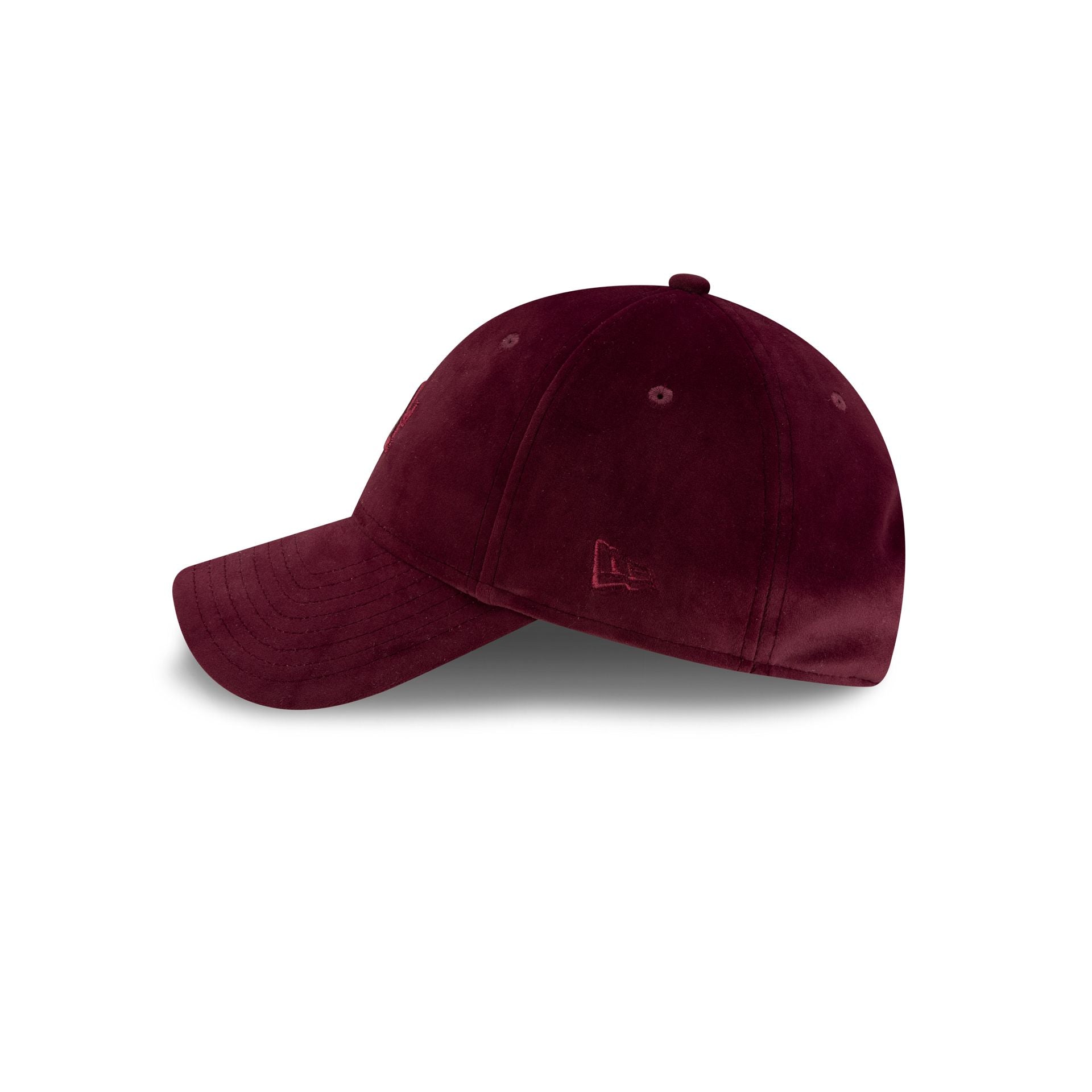 Los Angeles Dodgers Maroon Velour Women's 9FORTY Adjustable Hat