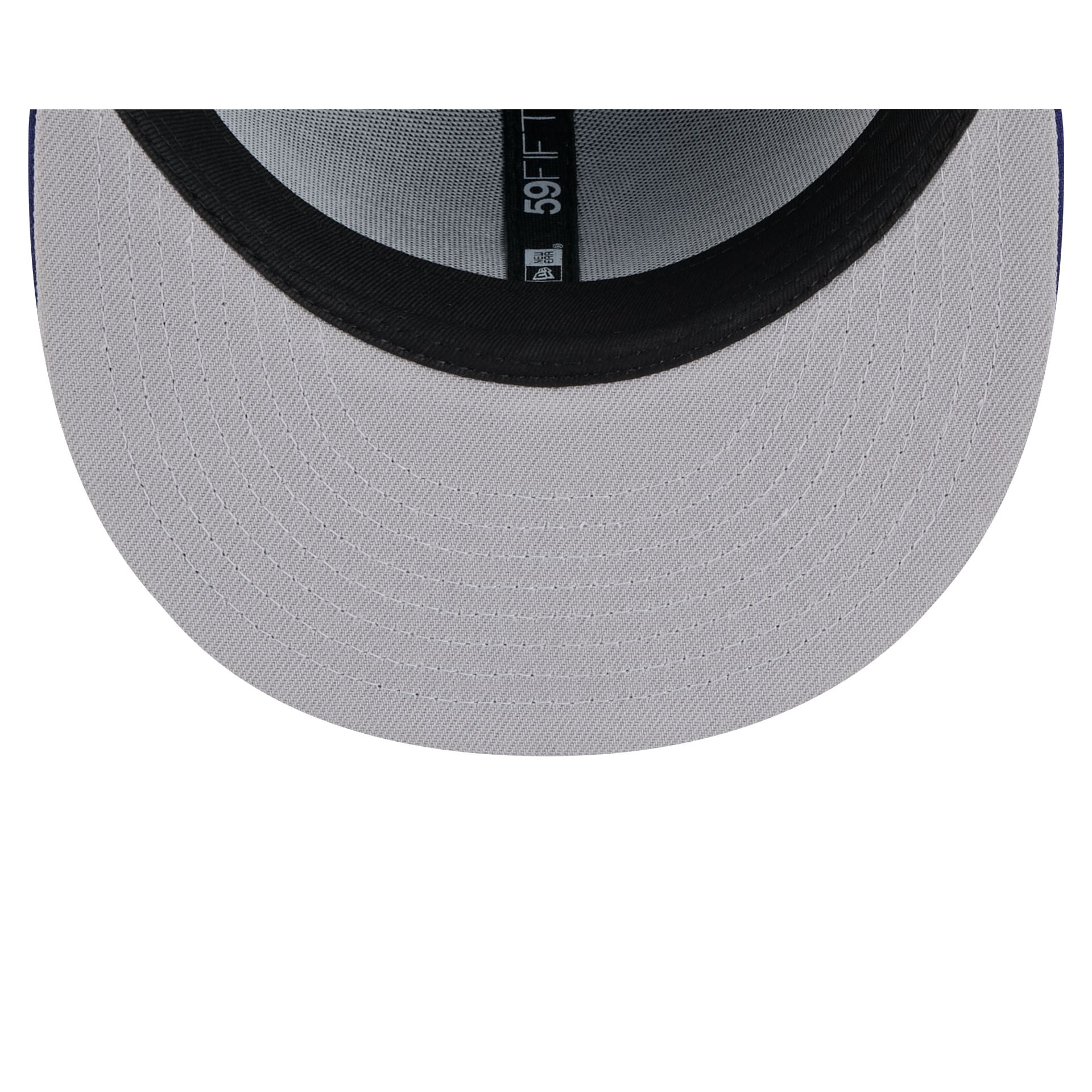 Los Angeles Dodgers 2024 World Series Champions Trophy Side Patch 59FIFTY Fitted Hat