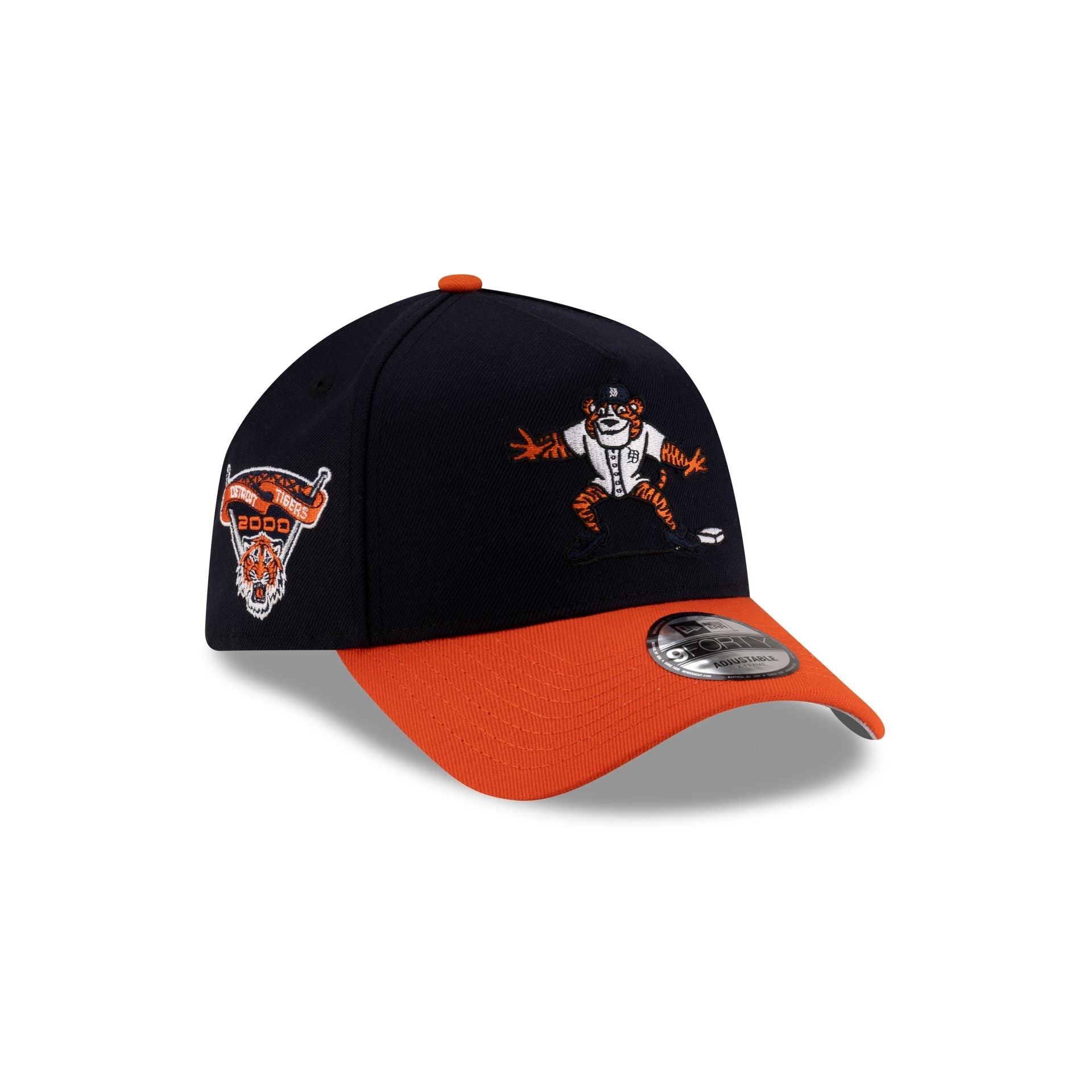 Detroit Tigers Mascot Navy 9FORTY A-Frame Snapback Hat