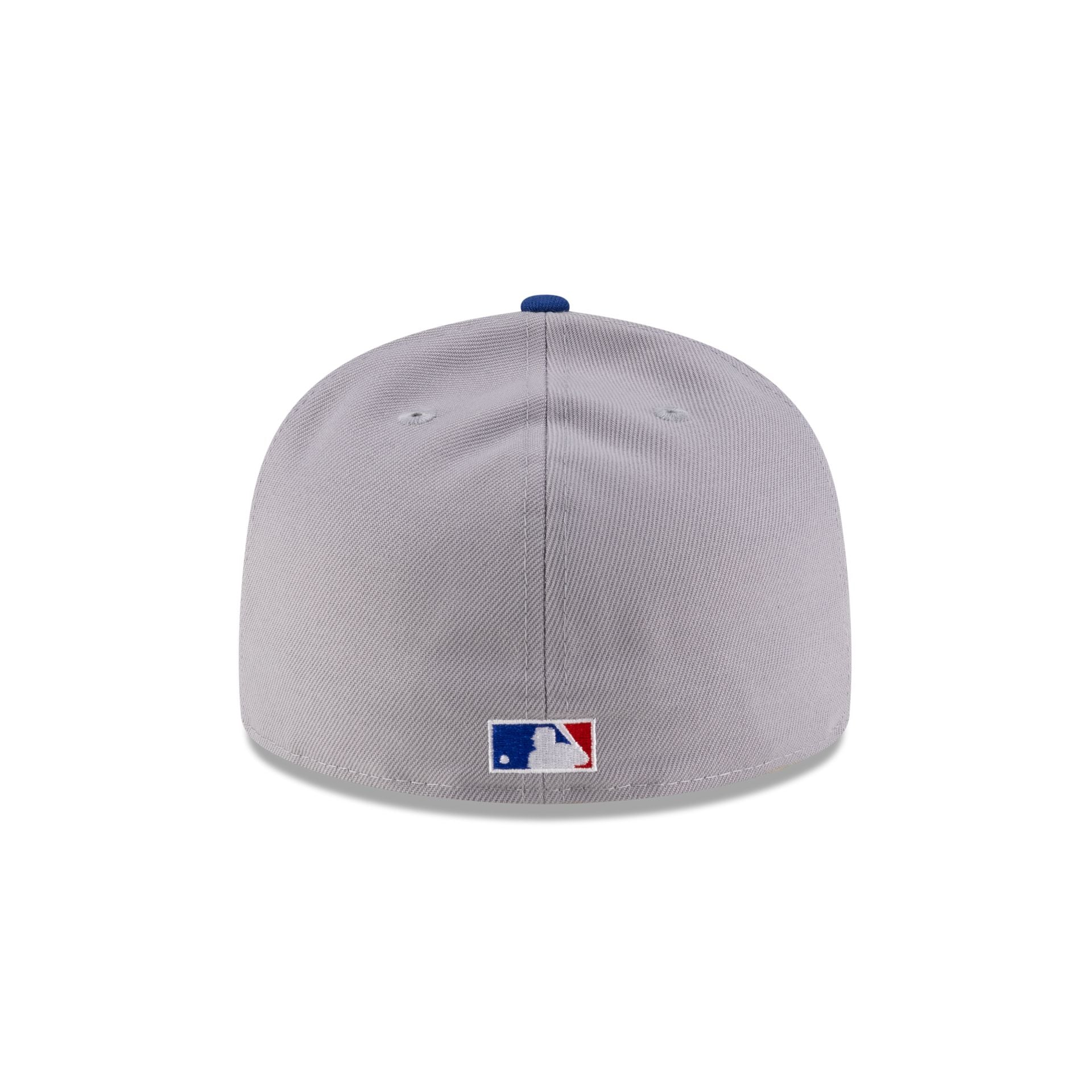 Just Caps League Sidepatch Gray Los Angeles Dodgers 59FIFTY A-Frame Fitted Hat