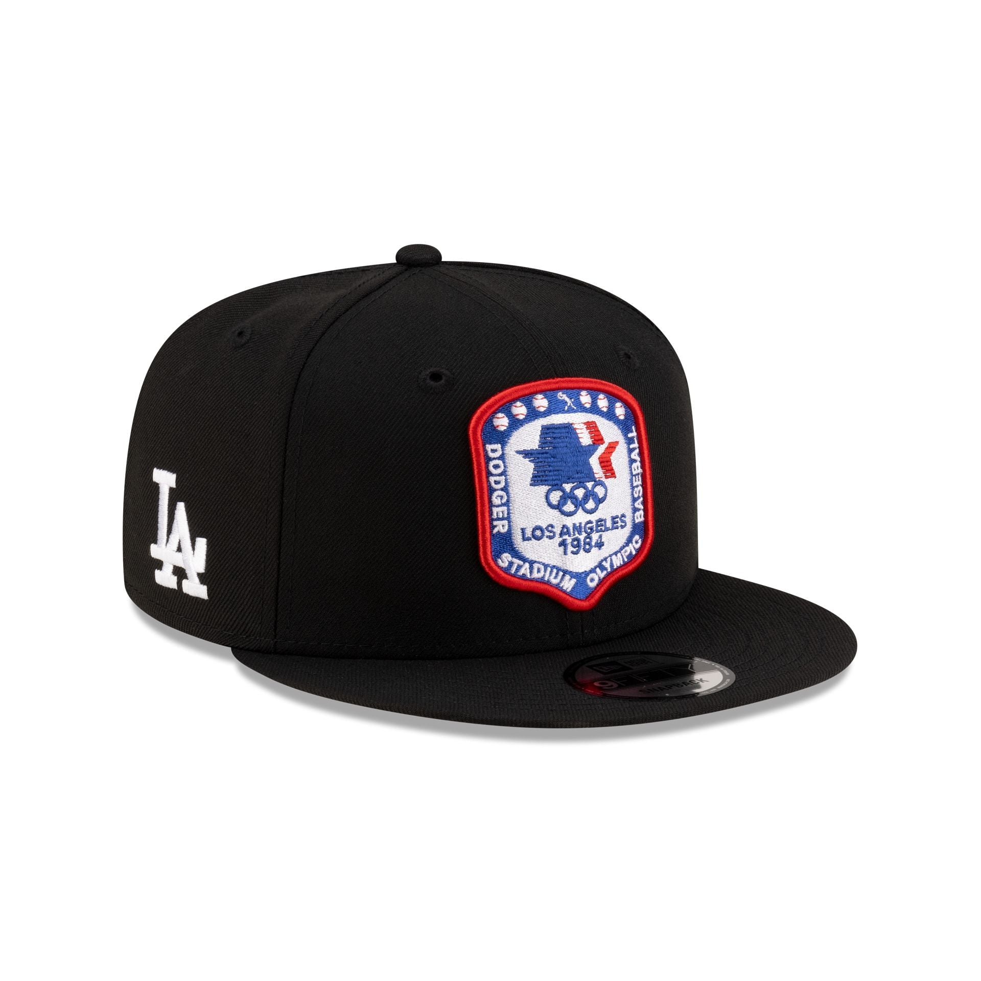 Los Angeles Dodgers 1984 Olympics Black 9FIFTY Snapback Hat