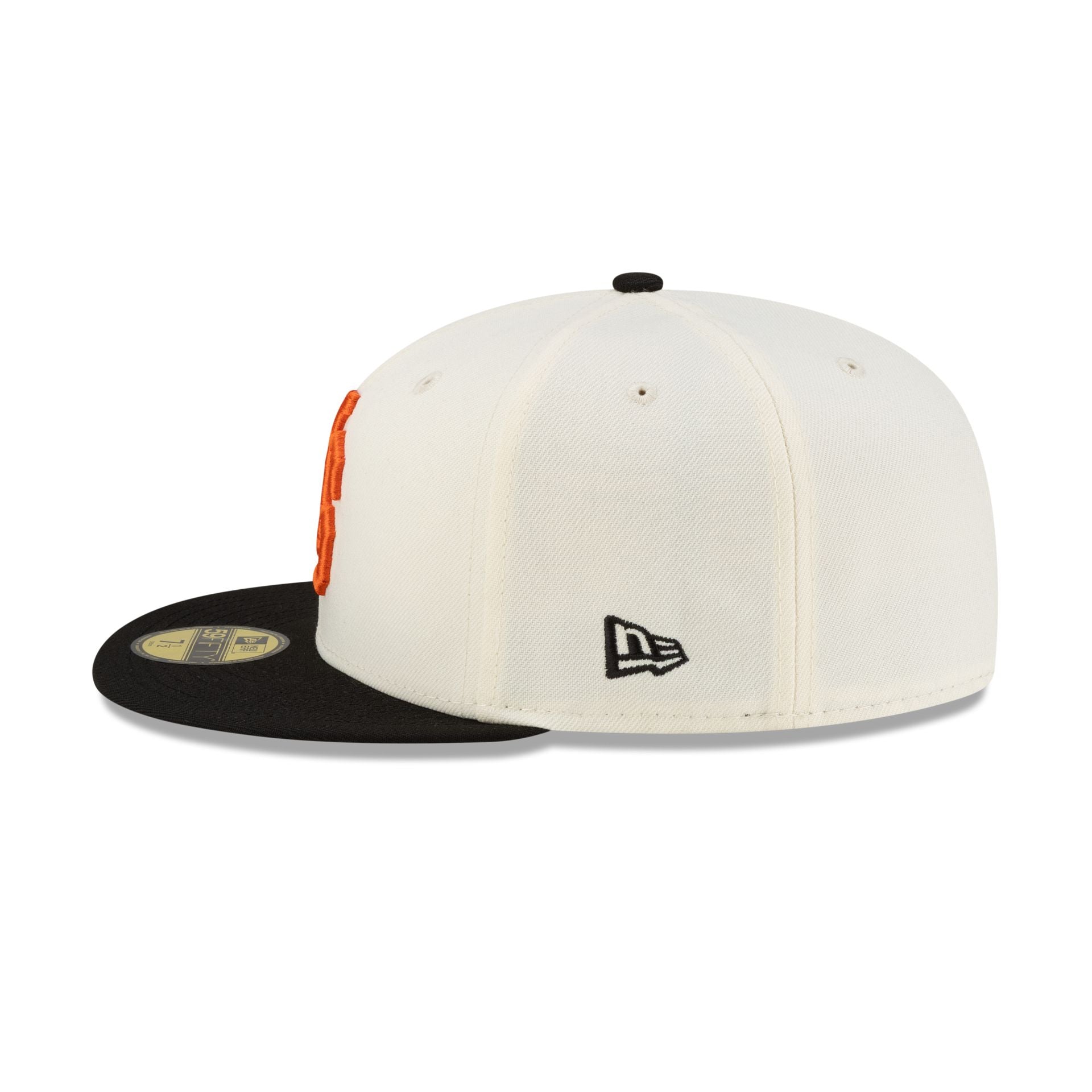 San Francisco Giants Upside Down Logo Chrome 59FIFTY Fitted Hat