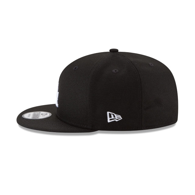 Los Angeles Dodgers Basic Black and White 9FIFTY Snapback Hat