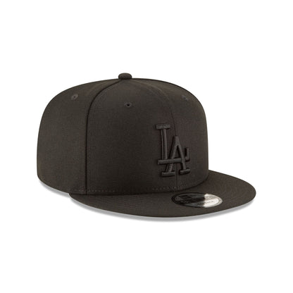 Los Angeles Dodgers Basic Black on Black 9FIFTY Snapback Hat