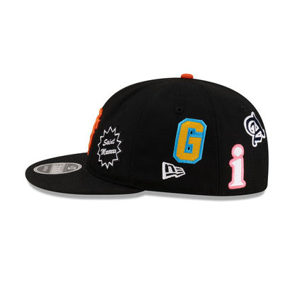 ©SAINT Mxxxxxx x San Francisco Giants Retro Crown 9FIFTY Snapback Hat