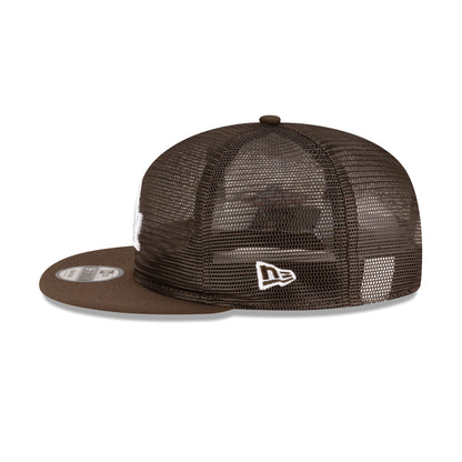 Los Angeles Dodgers Chocolate Mesh 9FIFTY Snapback Hat