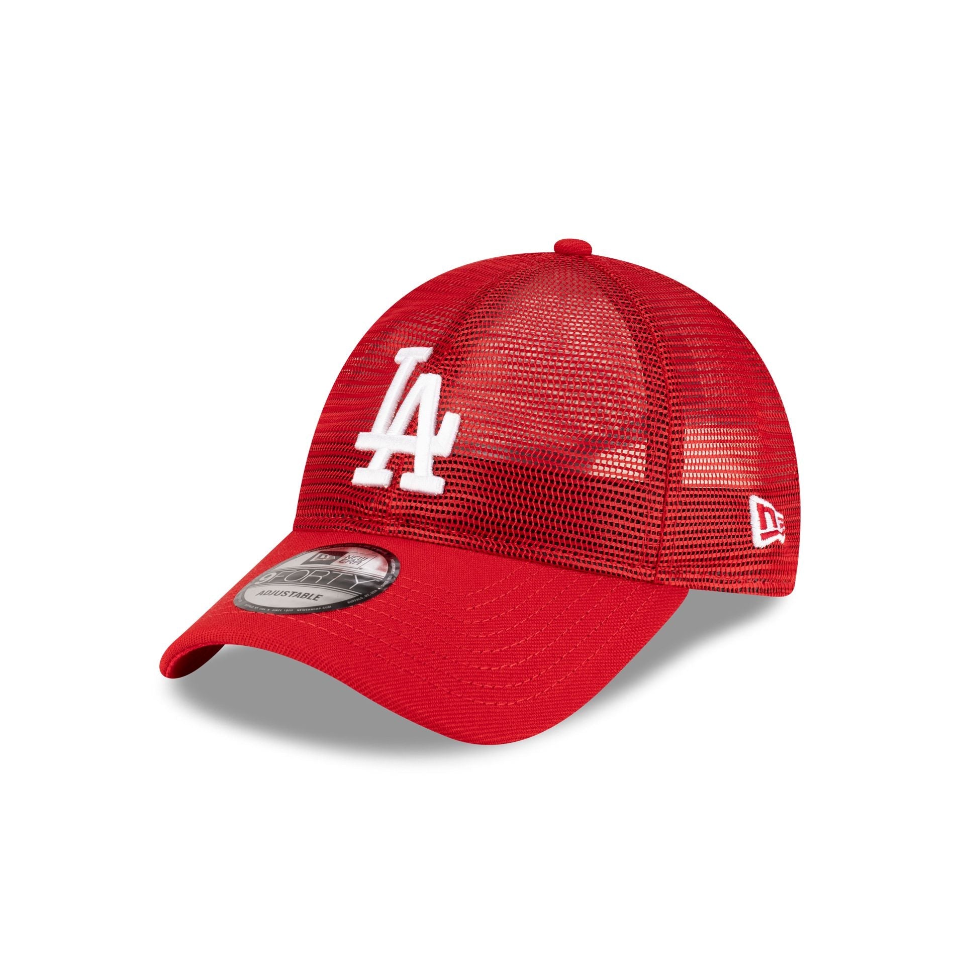Los Angeles Dodgers Red Mesh 9FORTY Snapback Hat