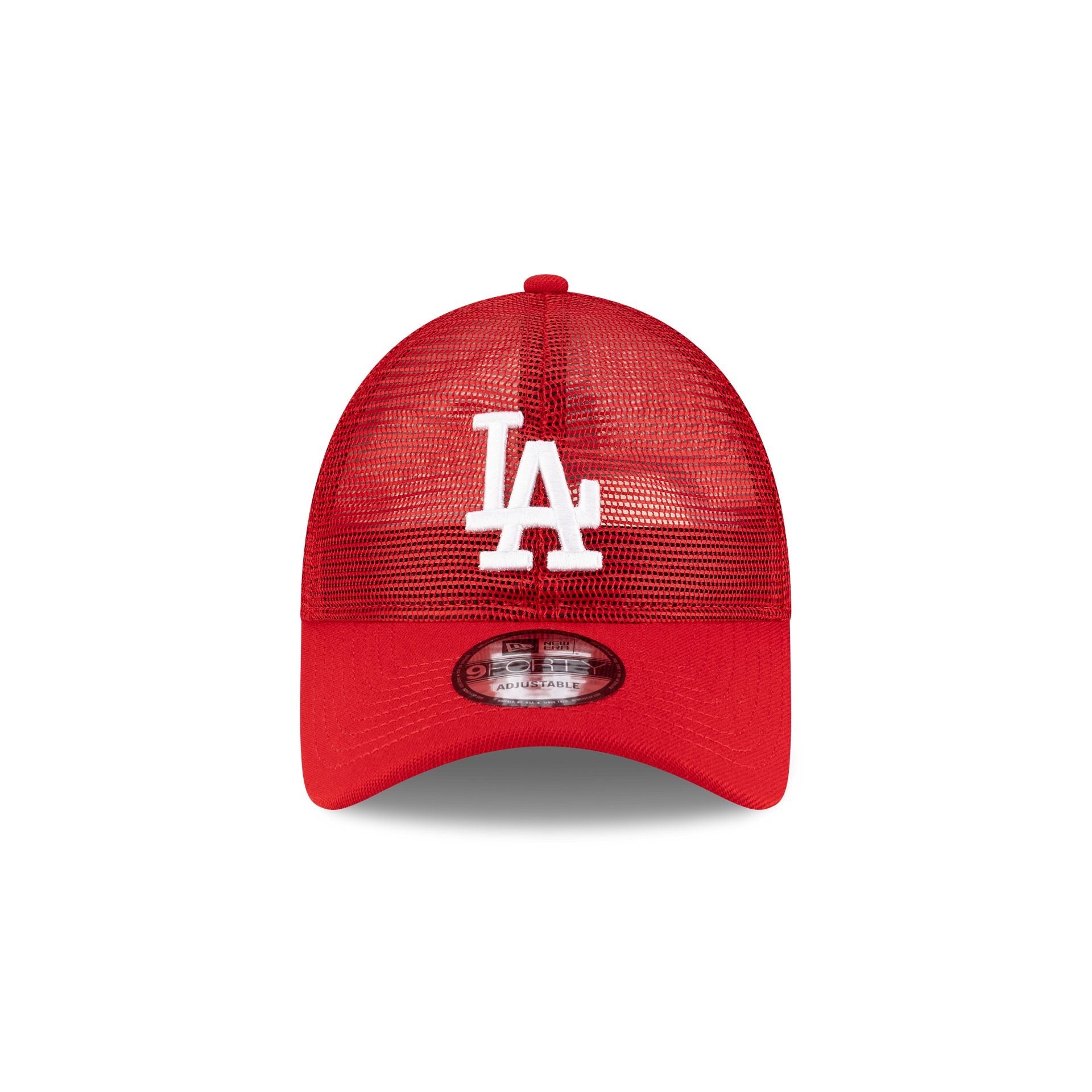 Los Angeles Dodgers Red Mesh 9FORTY Snapback Hat