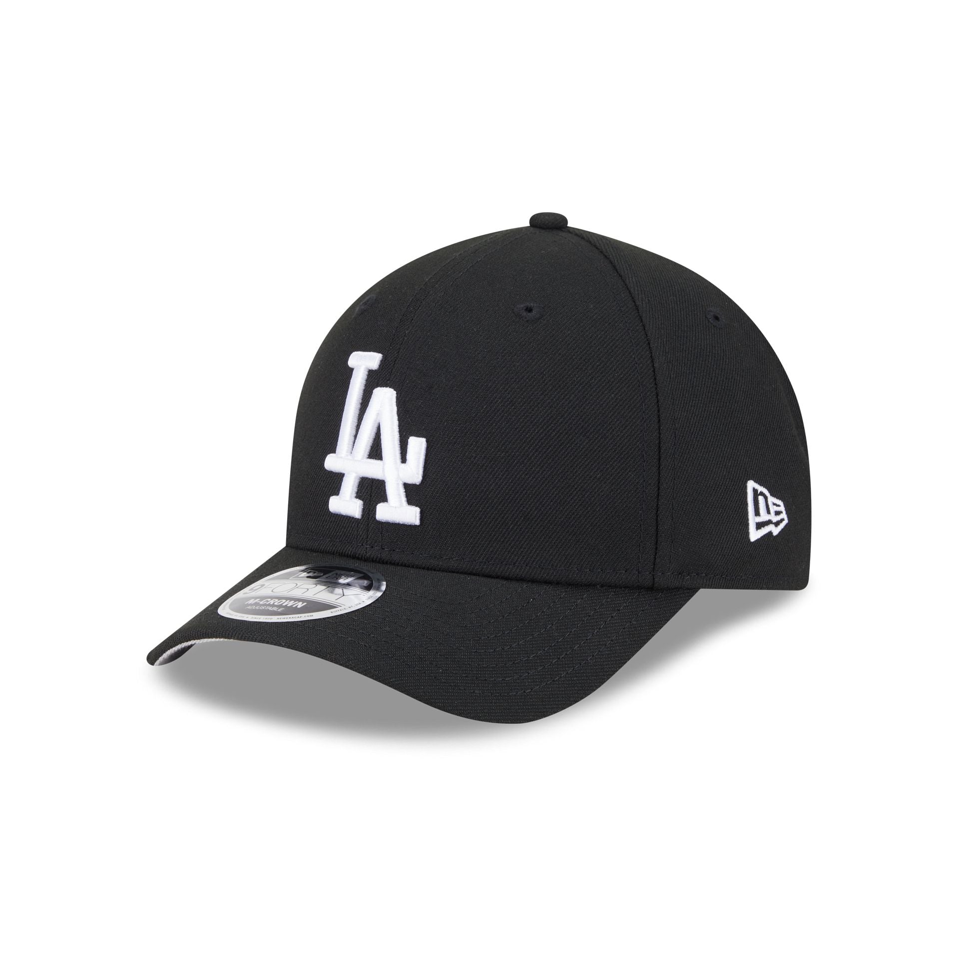 Los Angeles Dodgers 2025 World Series Champions Black & White 9FORTY M-Crown Snapback Hat