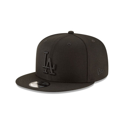 Los Angeles Dodgers 2025 World Series Champions Black on Black 9FIFTY Snapback Hat