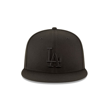 Los Angeles Dodgers 2025 World Series Champions Black on Black 9FIFTY Snapback Hat