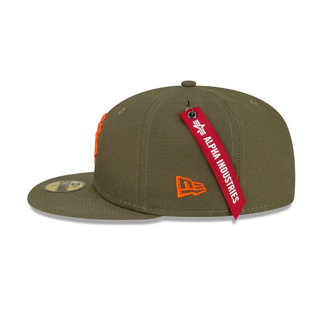 Alpha Industries X San Francisco Giants Green 59FIFTY Fitted Hat