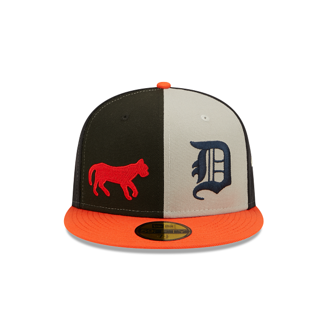 Detroit Tigers Logo Pinwheel 59FIFTY Fitted Hat