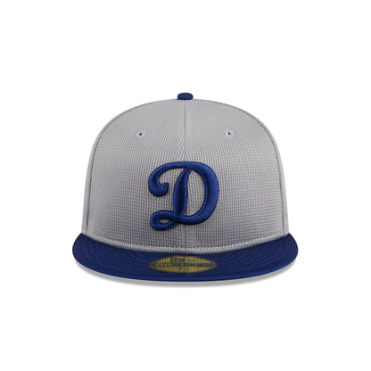Los Angeles Dodgers 2025 Batting Practice Gray 59FIFTY Fitted
