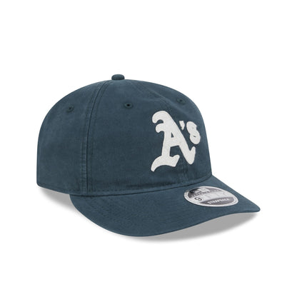 Athletics Canvas Felt Retro Crown 9FIFTY Strapback Hat