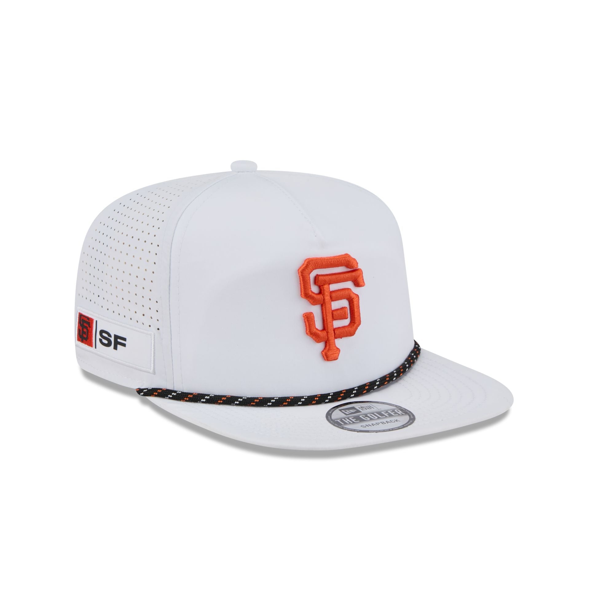 San Francisco Giants Optic White Performance Rope Golfer Hat