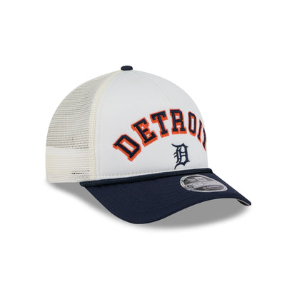 Detroit Tigers Chrome Arch 9FORTY M-Crown A-Frame Trucker Hat
