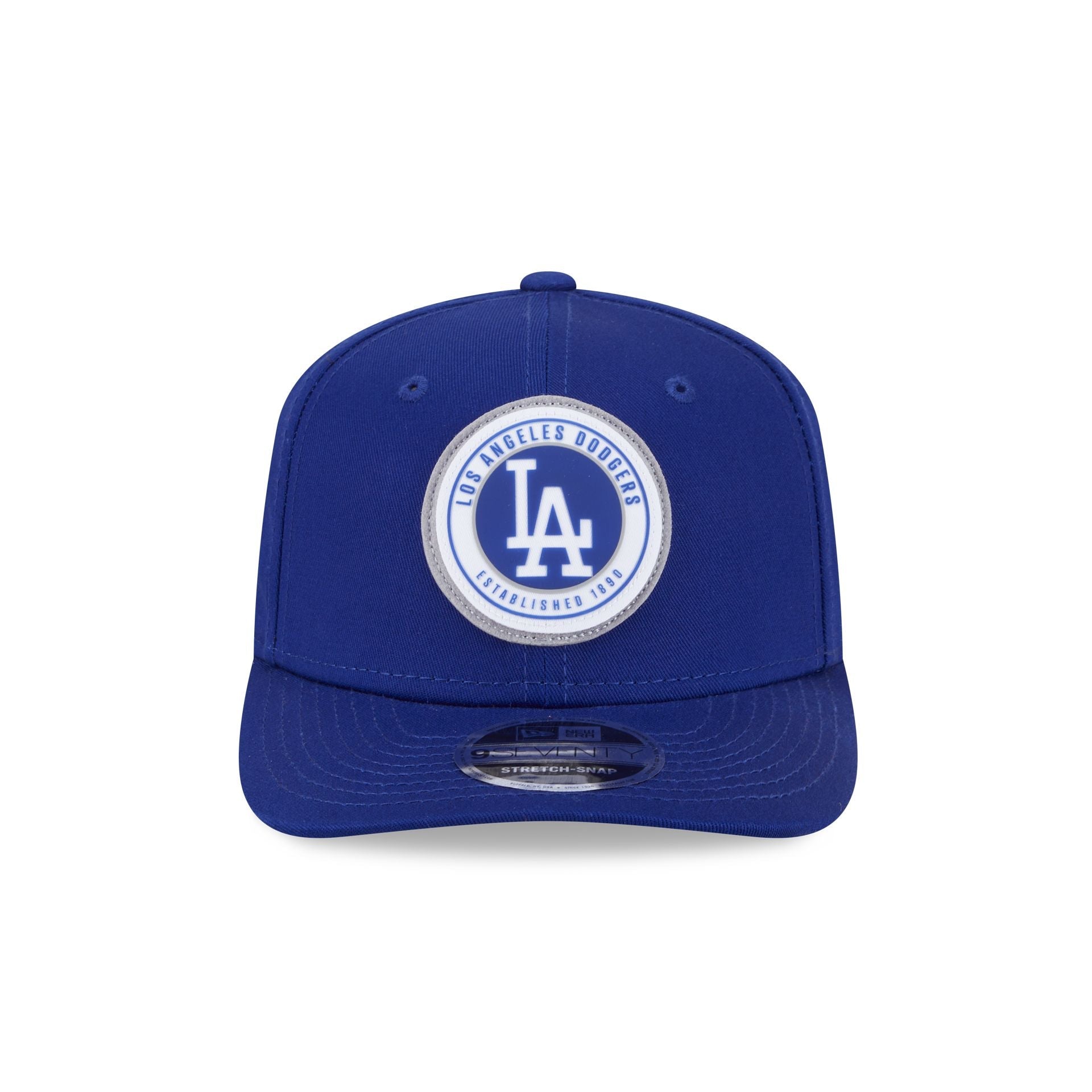 Los Angeles Dodgers Circle Patch 9SEVENTY Stretch-Snap Hat